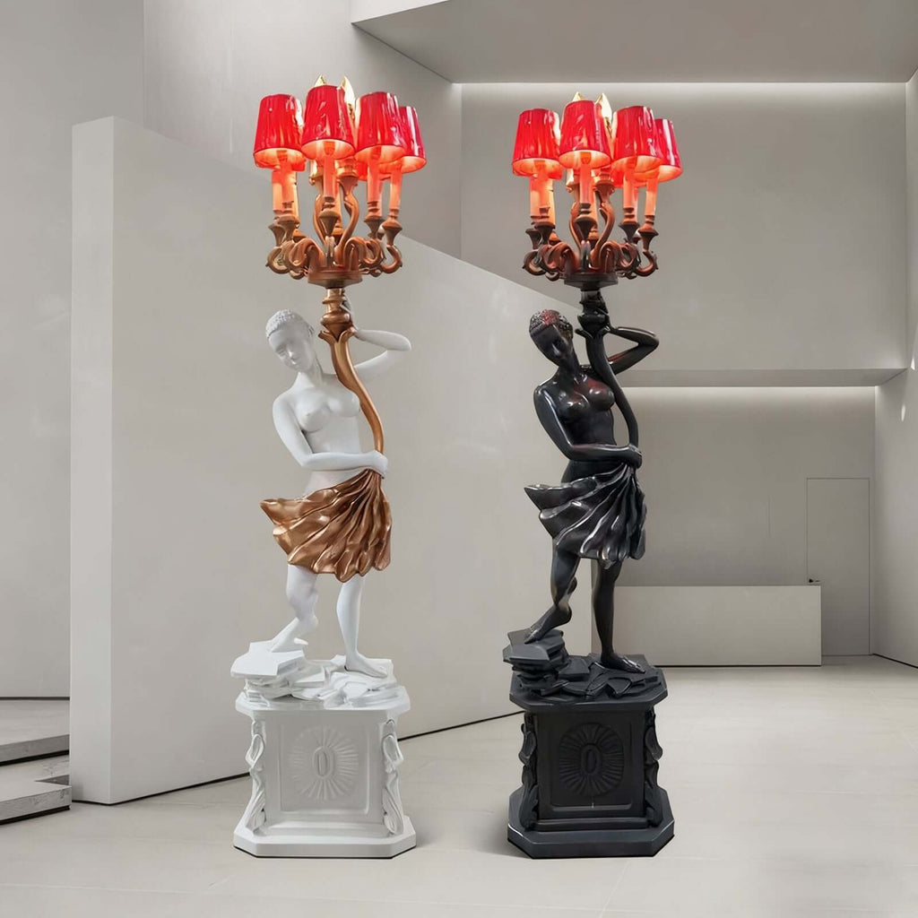 Krylon Sculpture Floor Lamp