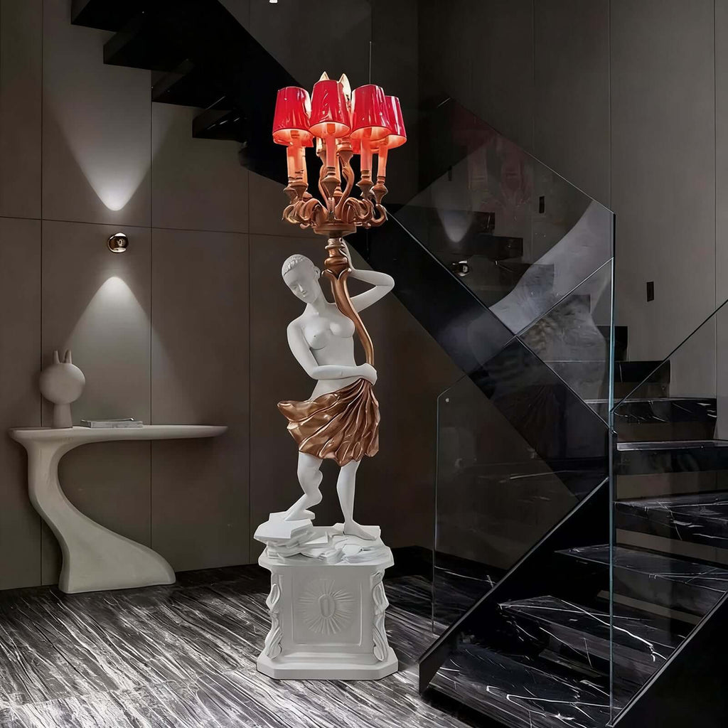 Krylon Sculpture Floor Lamp