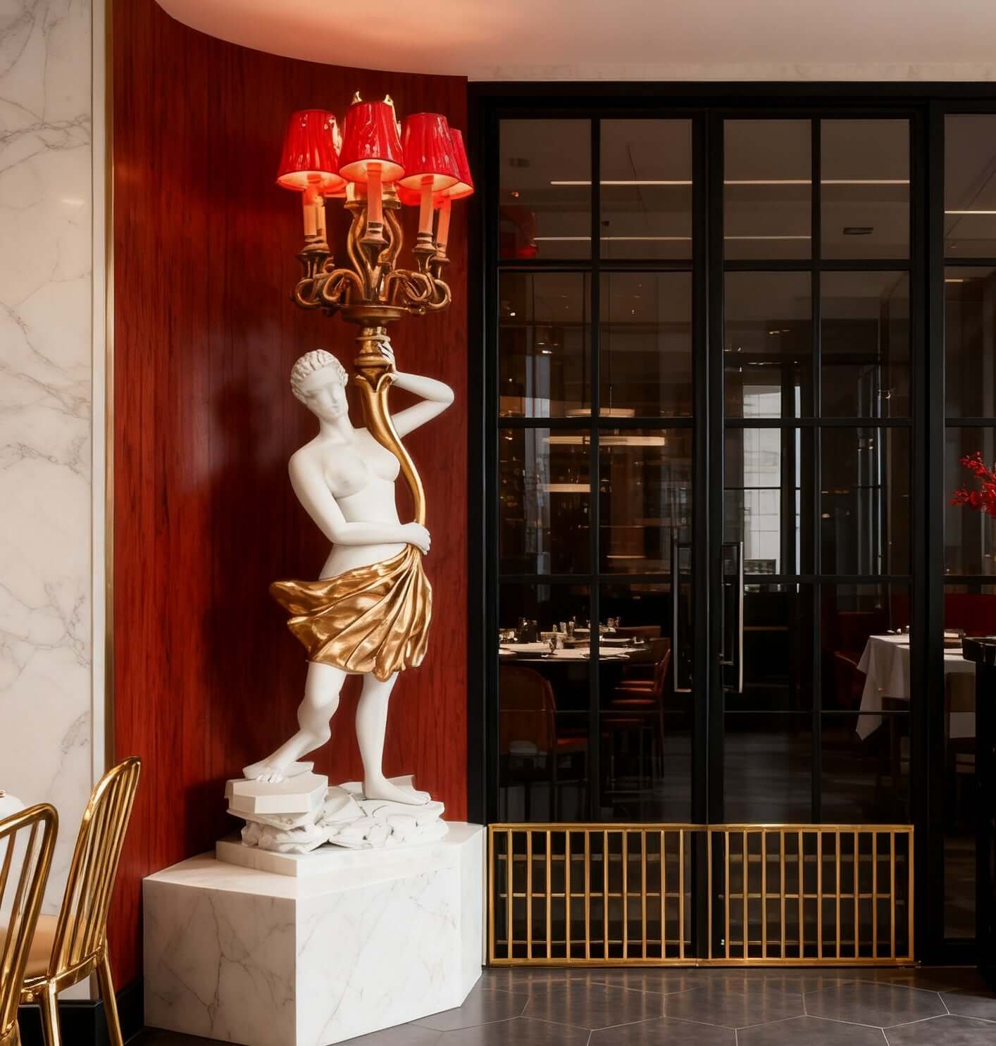 Krylon Sculpture Floor Lamp