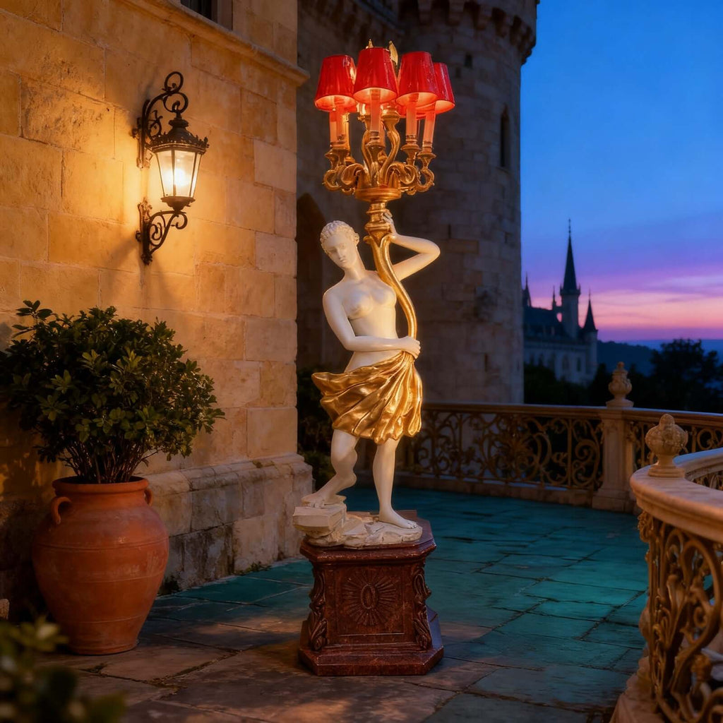 Krylon Sculpture Floor Lamp