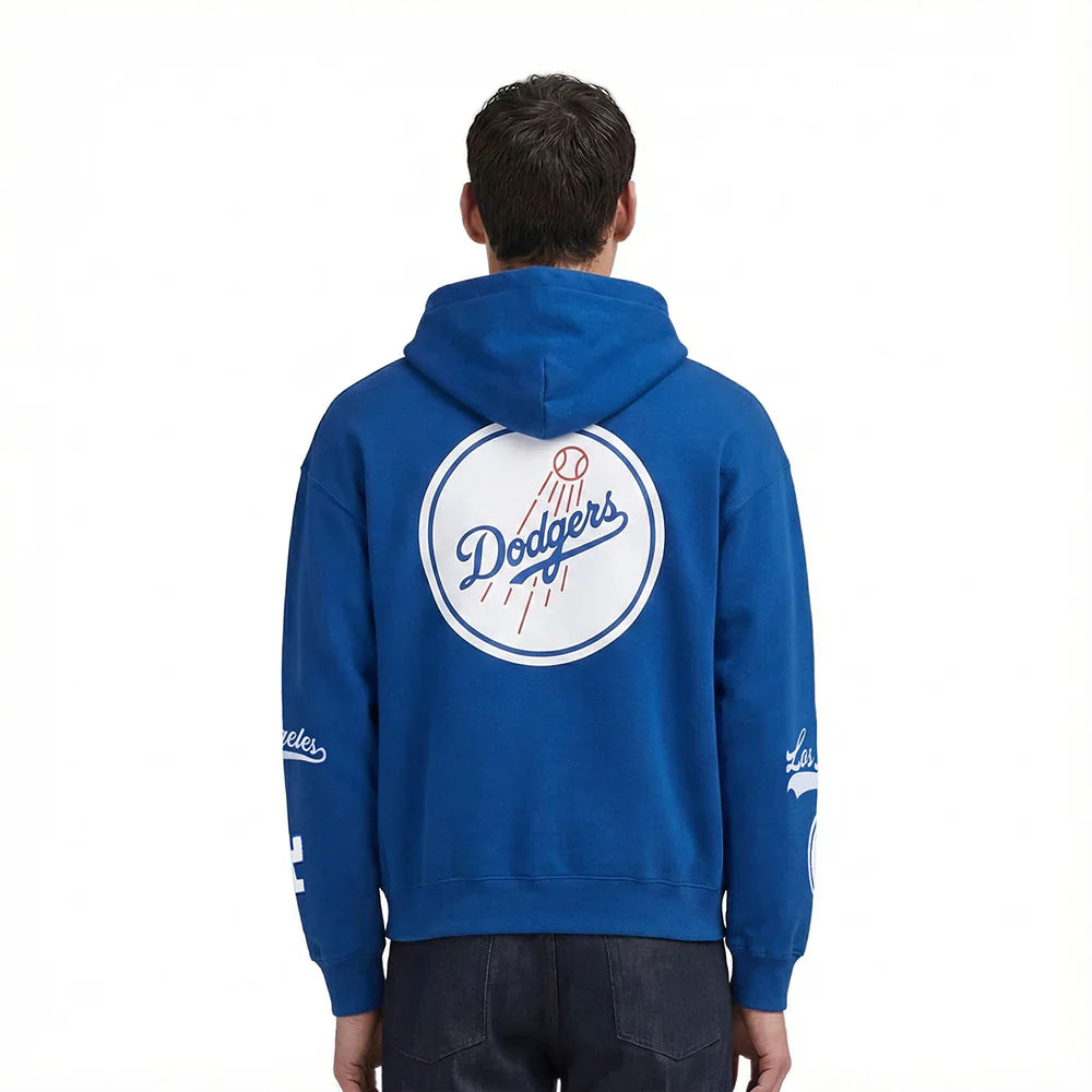Pro Standard Dodgers Living Large Hoodie - Dark Blue