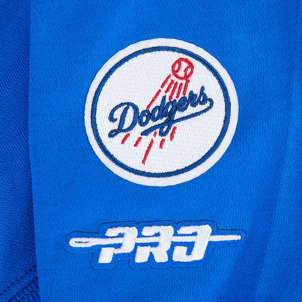 Pro Standard Womens LA Dodgers Cropped Wingspan Crewneck - Royal Blue