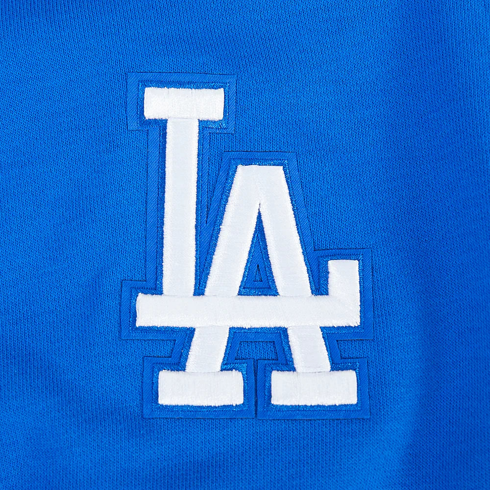 Pro Standard Womens LA Dodgers Cropped Wingspan Crewneck - Royal Blue