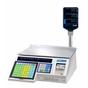 CAS LP1000NP Label Printing Scale, 30 lbs X 0.01 lbs, NTEP