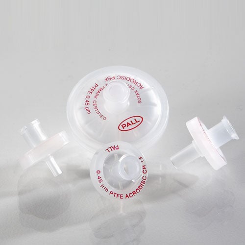 PALL 4472 Acro Disc Syringe Filters w/ PTFE Membrane - 0.45um, 4mm, 750/pk