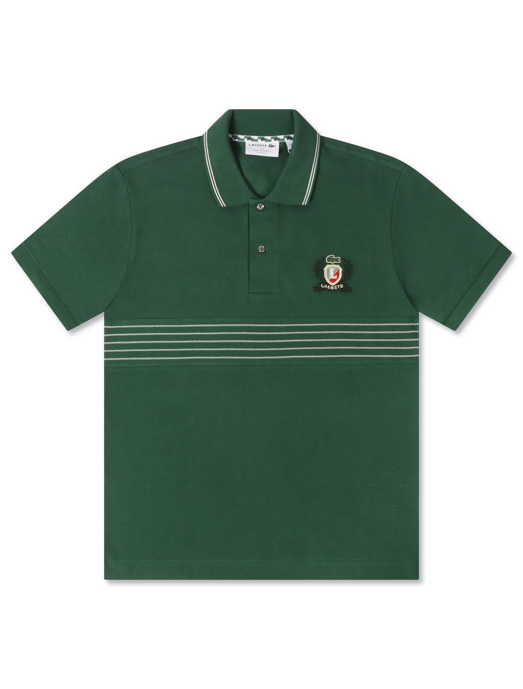 Lacoste Classic Fit Embroidered Shield Polo - Green