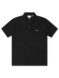 Lacoste Regular Fit Paris Soft Pima Polo - Black