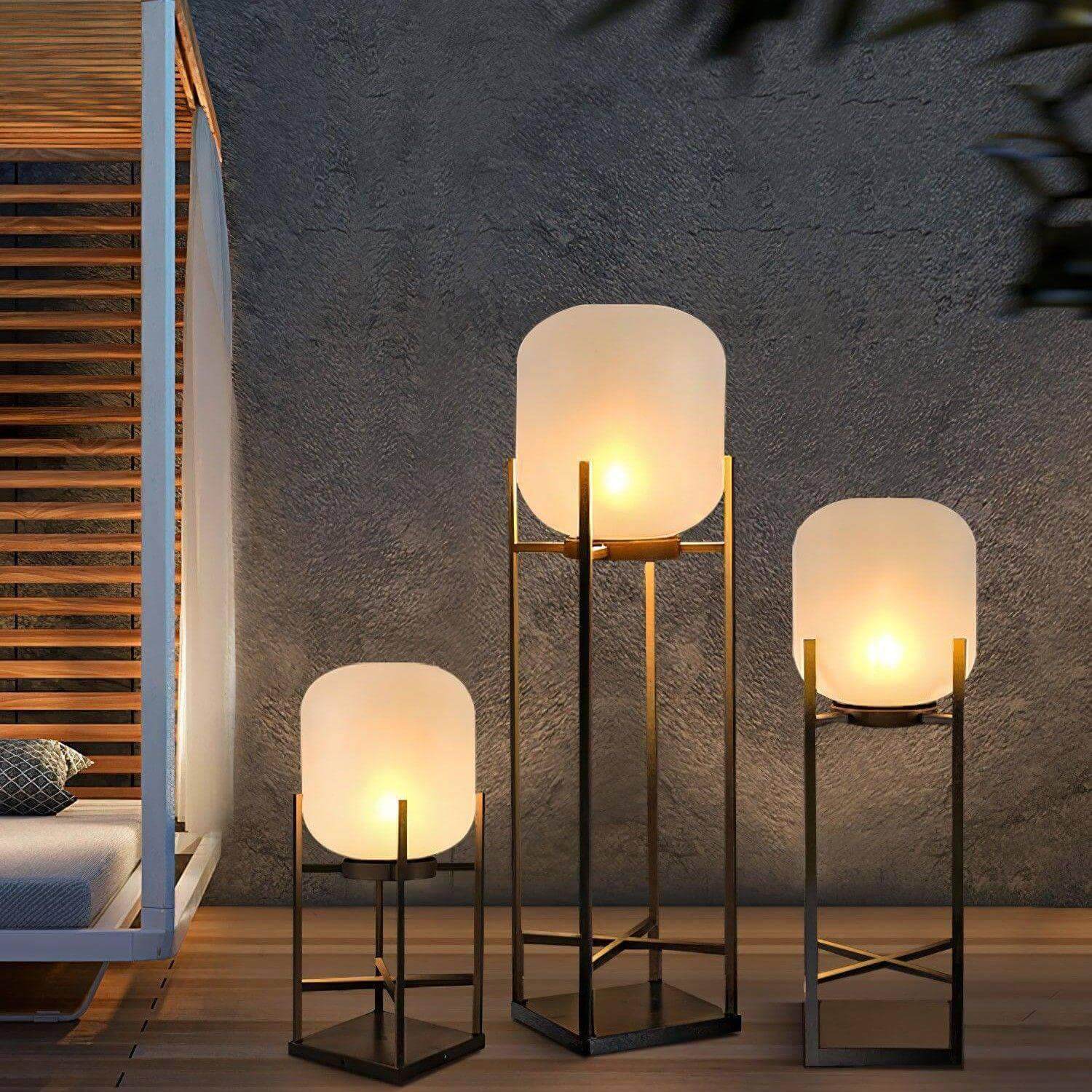 Lantern Outdoor Floor Lamp
