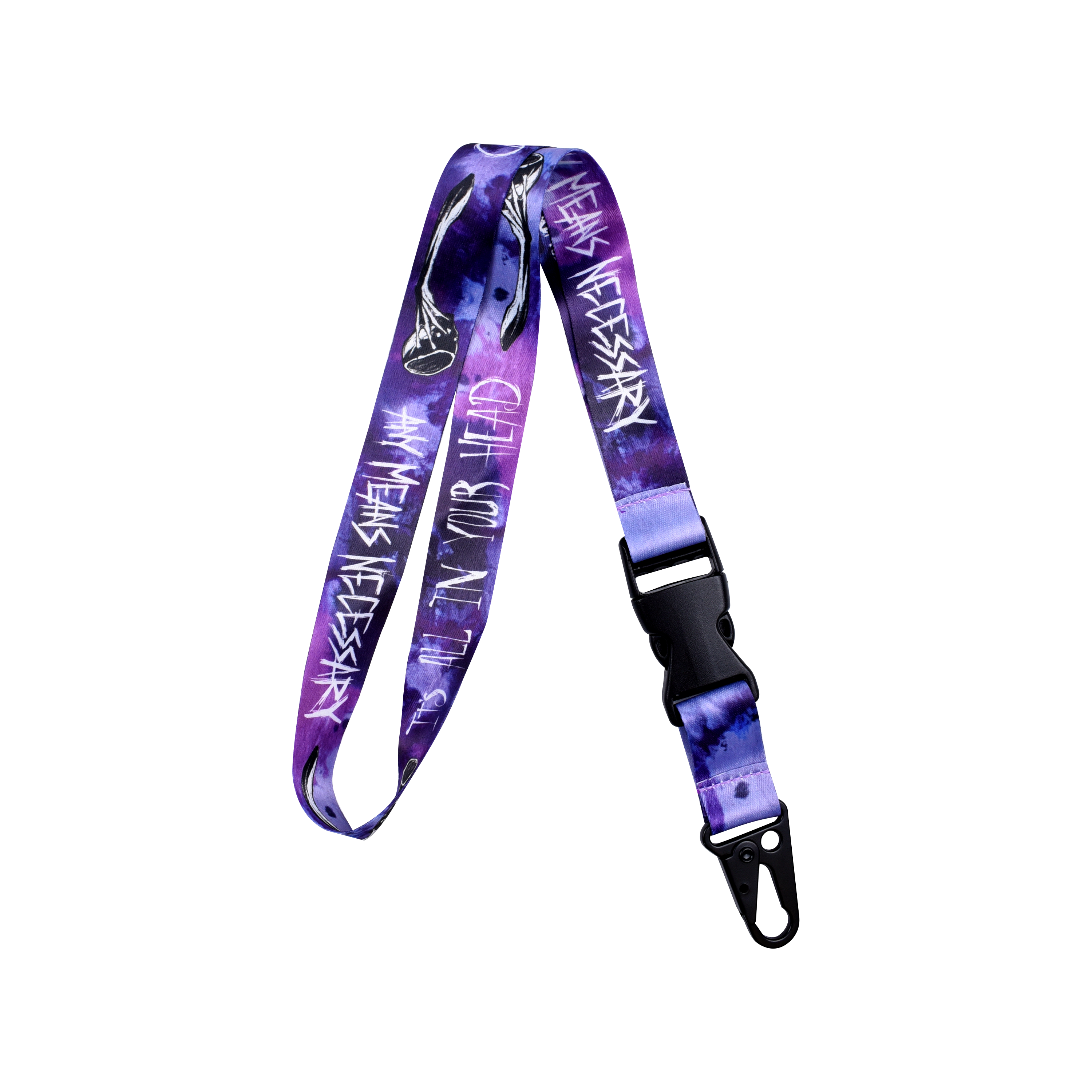 It's All In Your Head Lanyard Purple