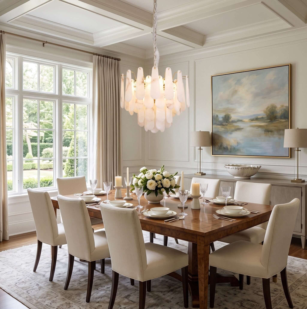 Leon Alabaster Chandelier