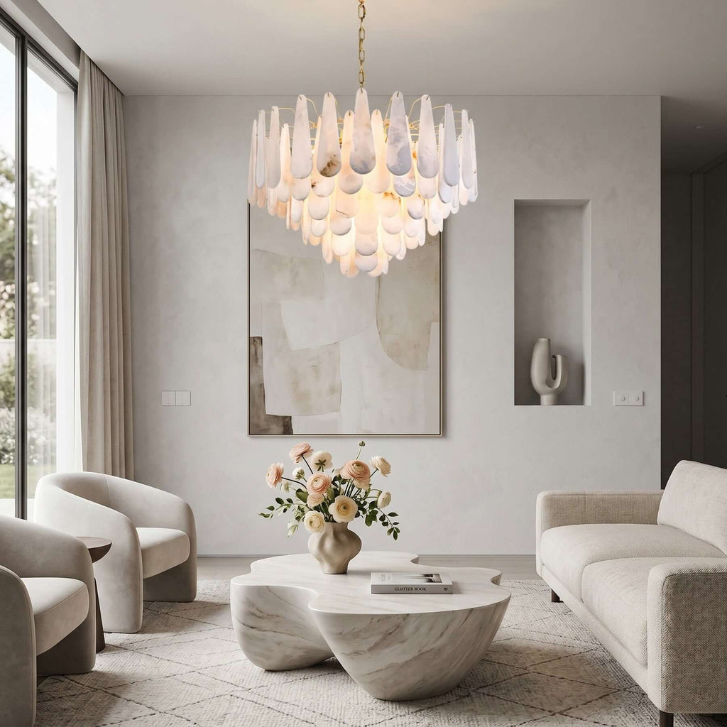 Leon Alabaster Chandelier