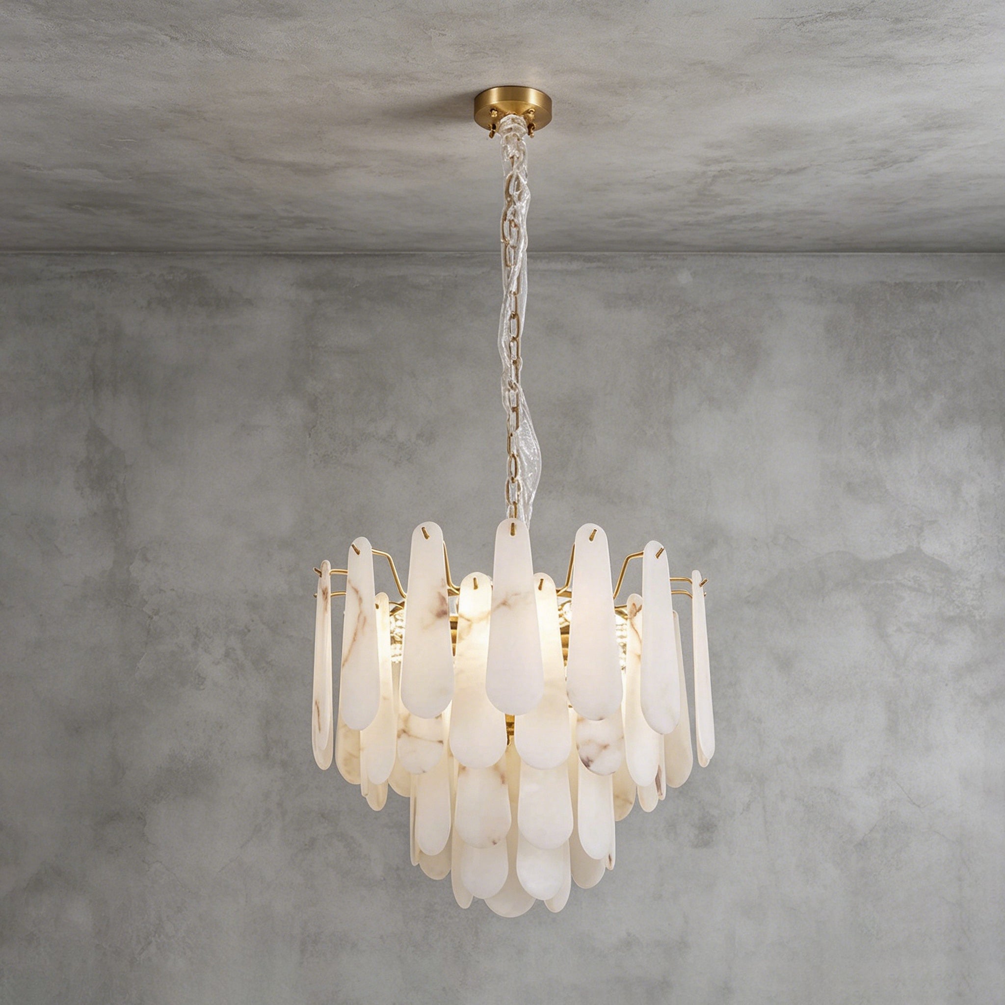 Leon Alabaster Chandelier