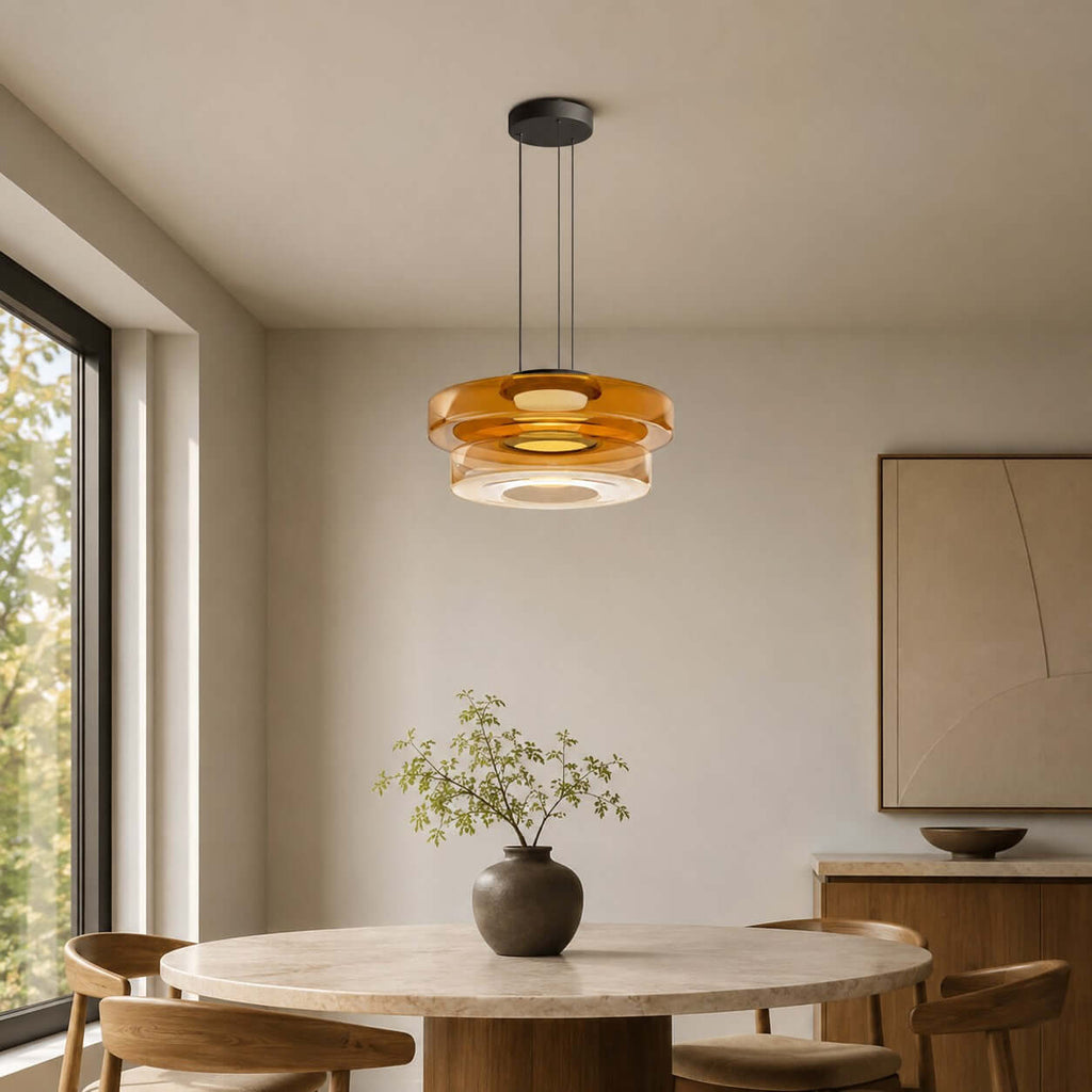 Levels Glass Pendant Light