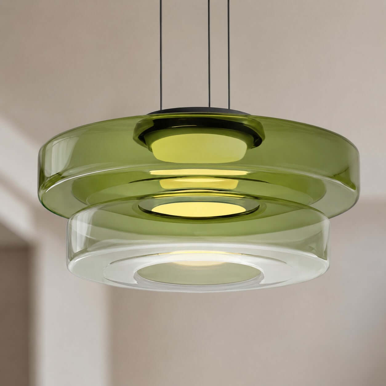 Levels Glass Pendant Light