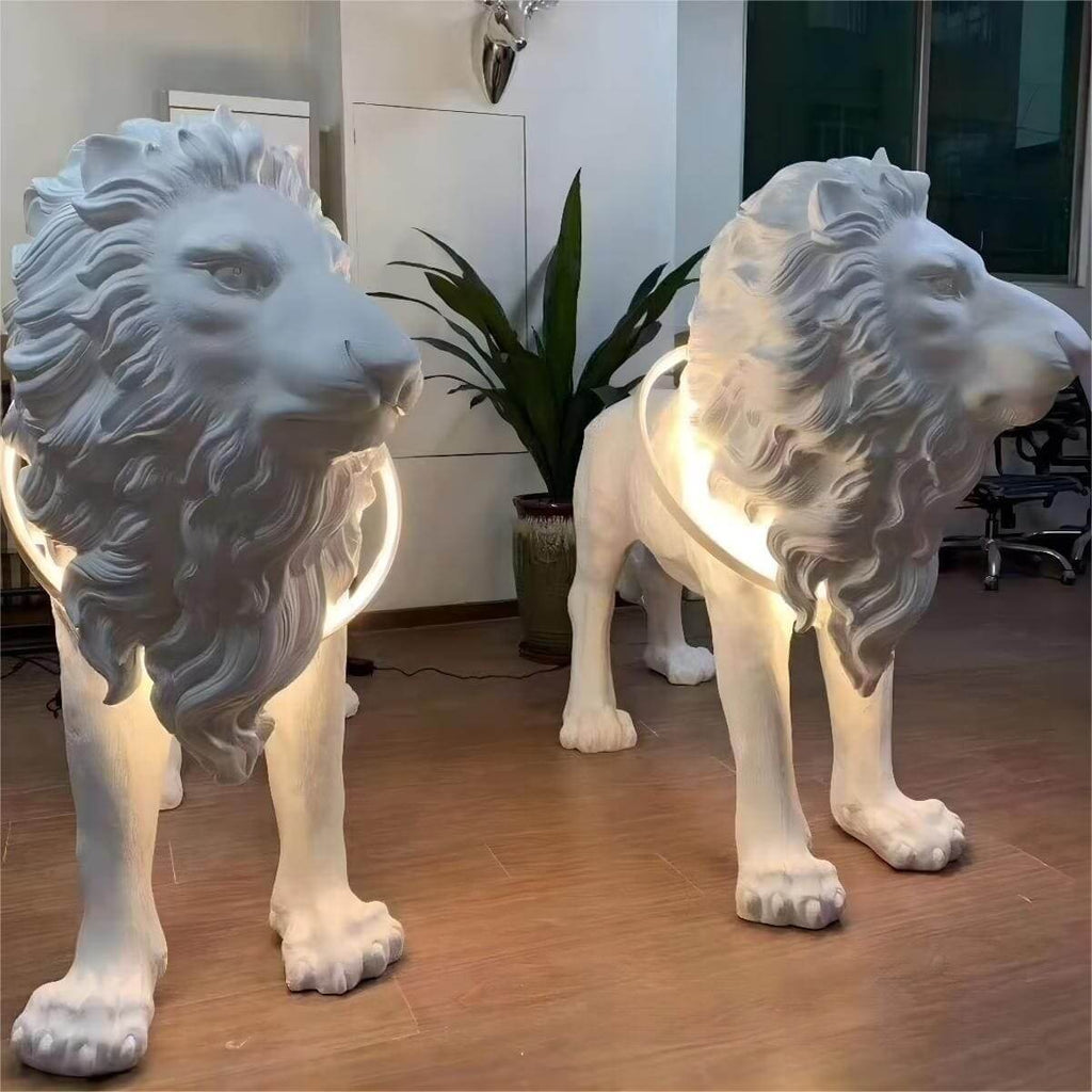 Lion King Sculpture Floor Lamp