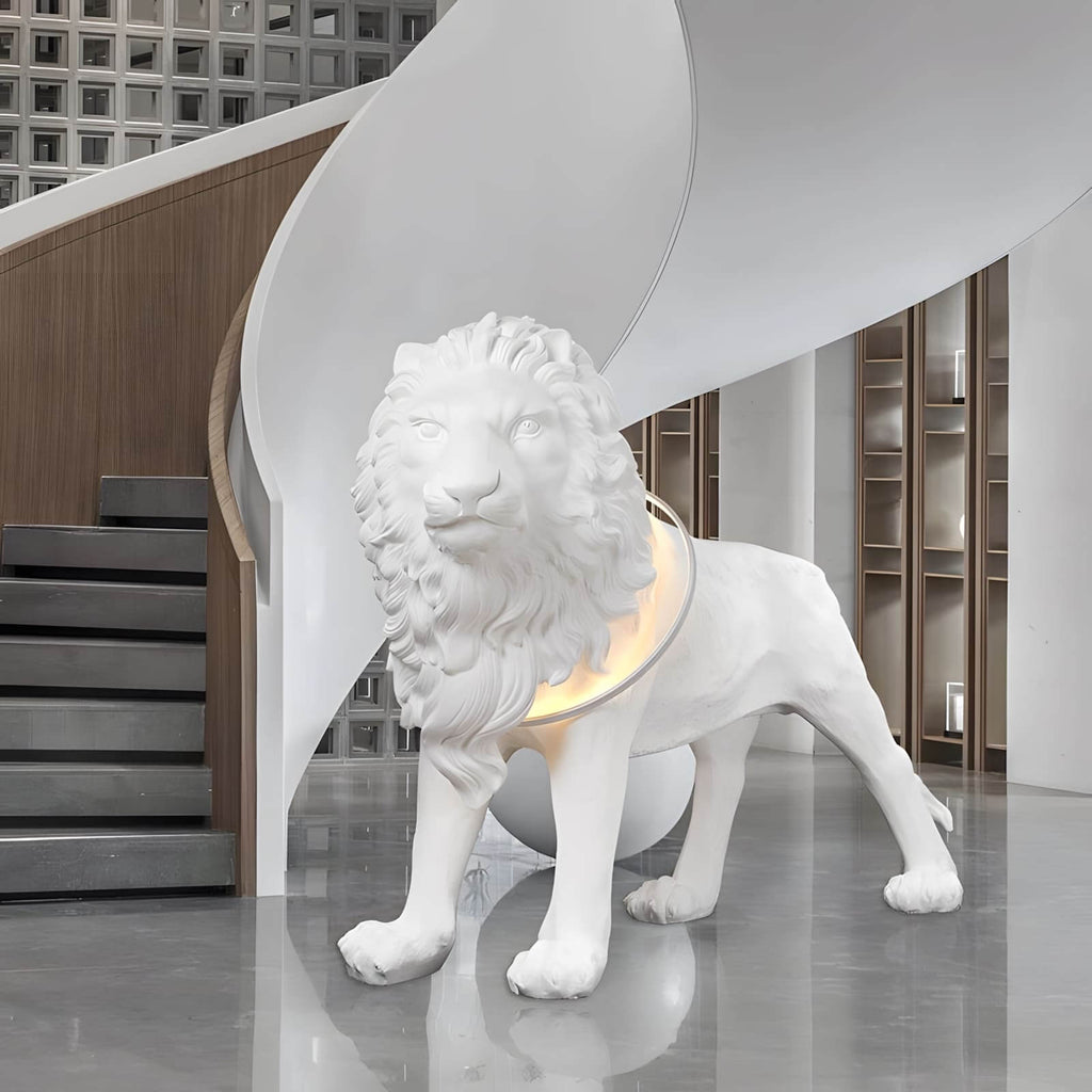 Lion King Sculpture Floor Lamp
