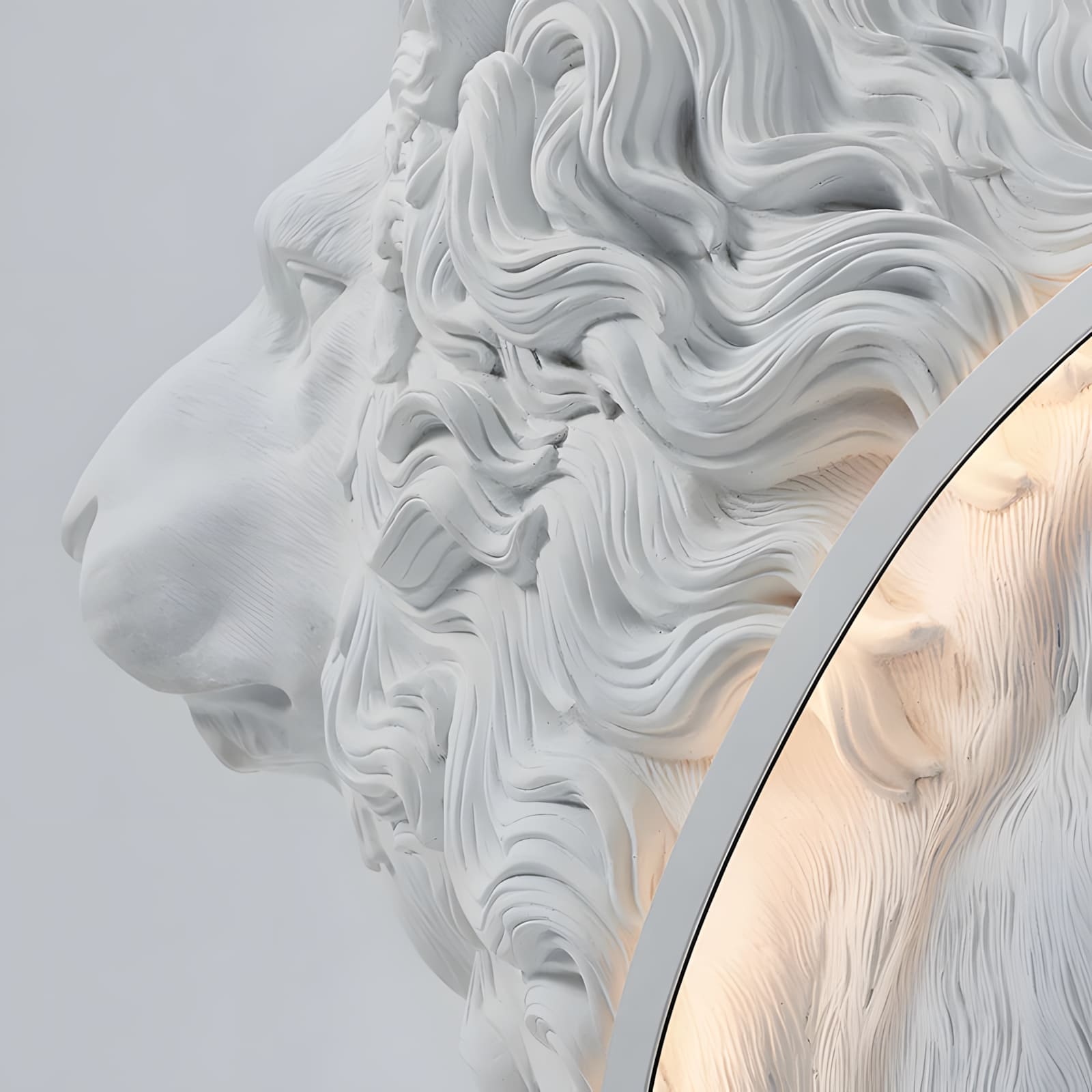 Lion King Sculpture Floor Lamp