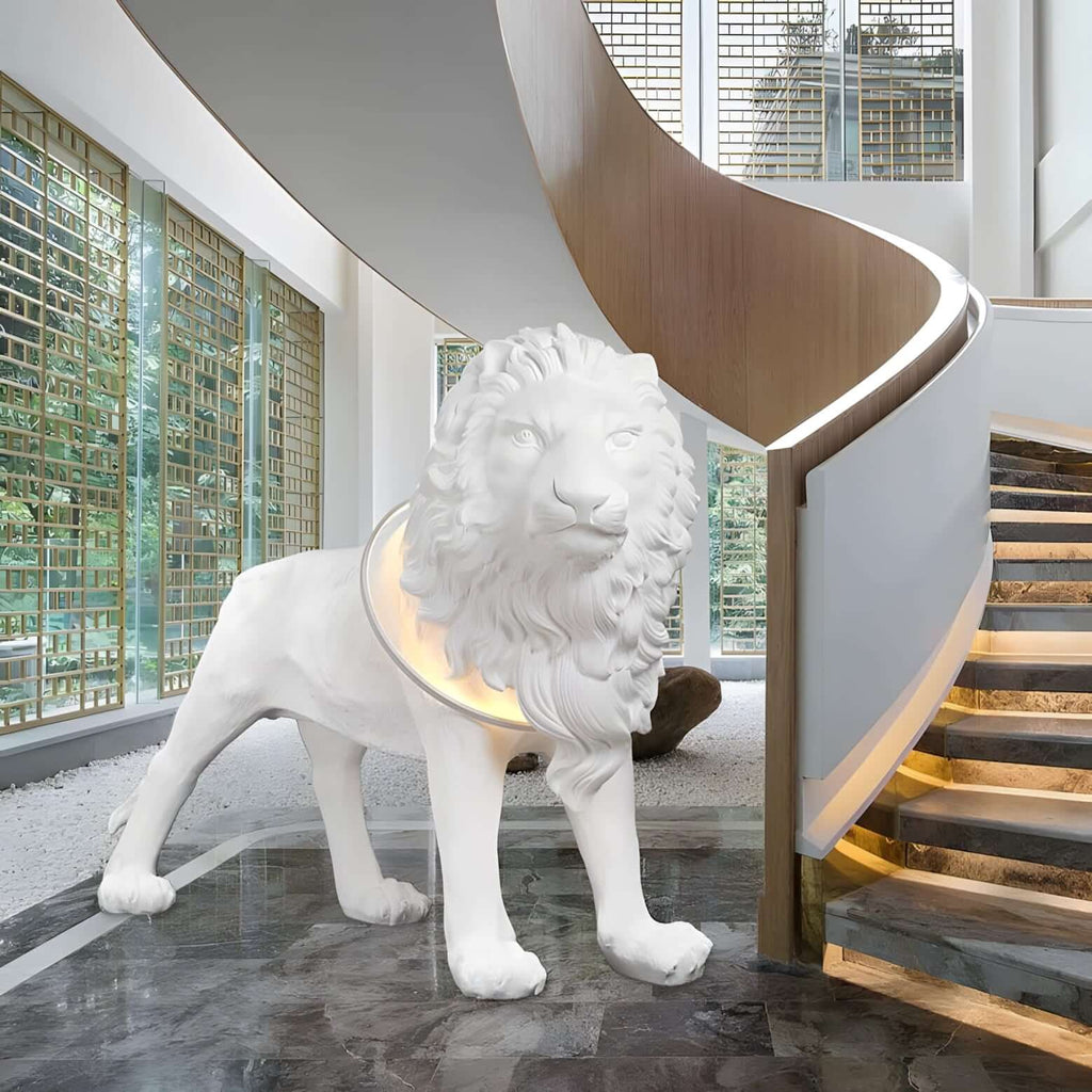 Lion King Sculpture Floor Lamp
