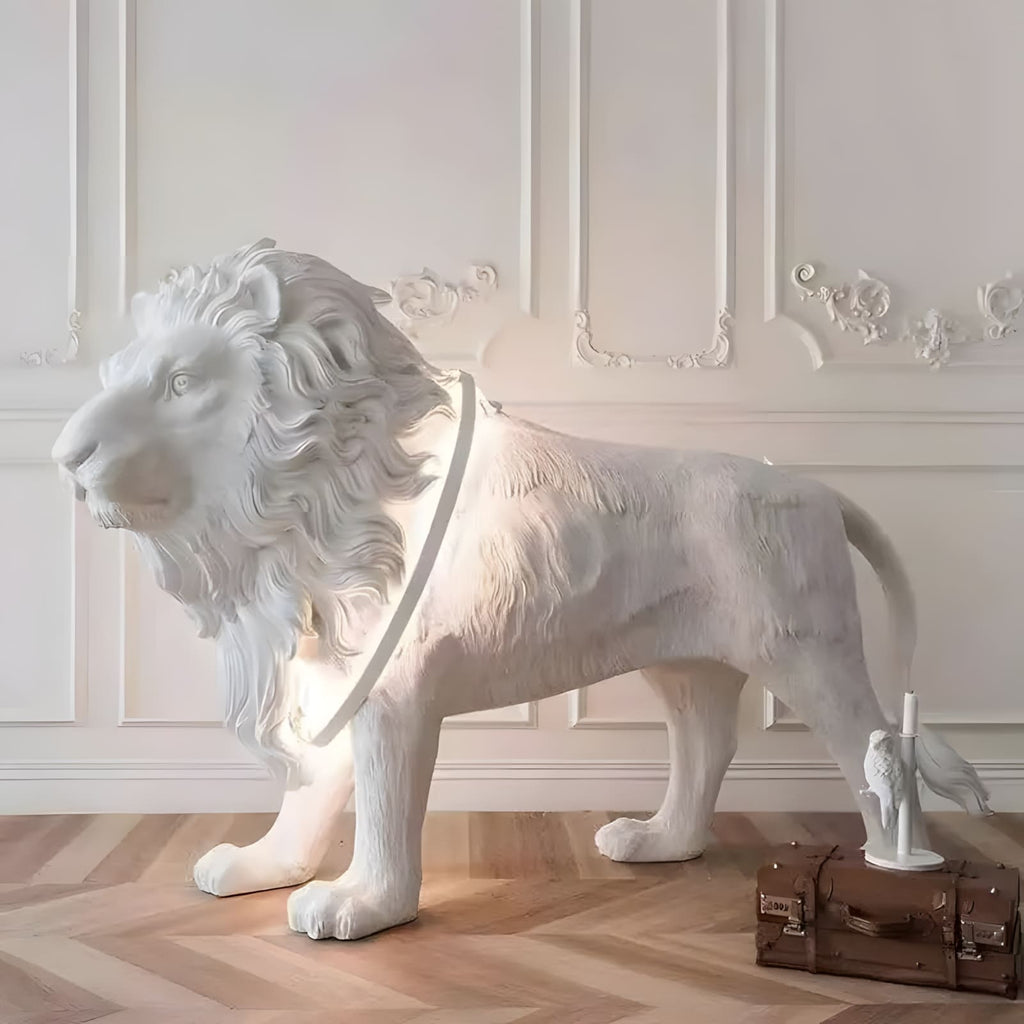 Lion King Sculpture Floor Lamp