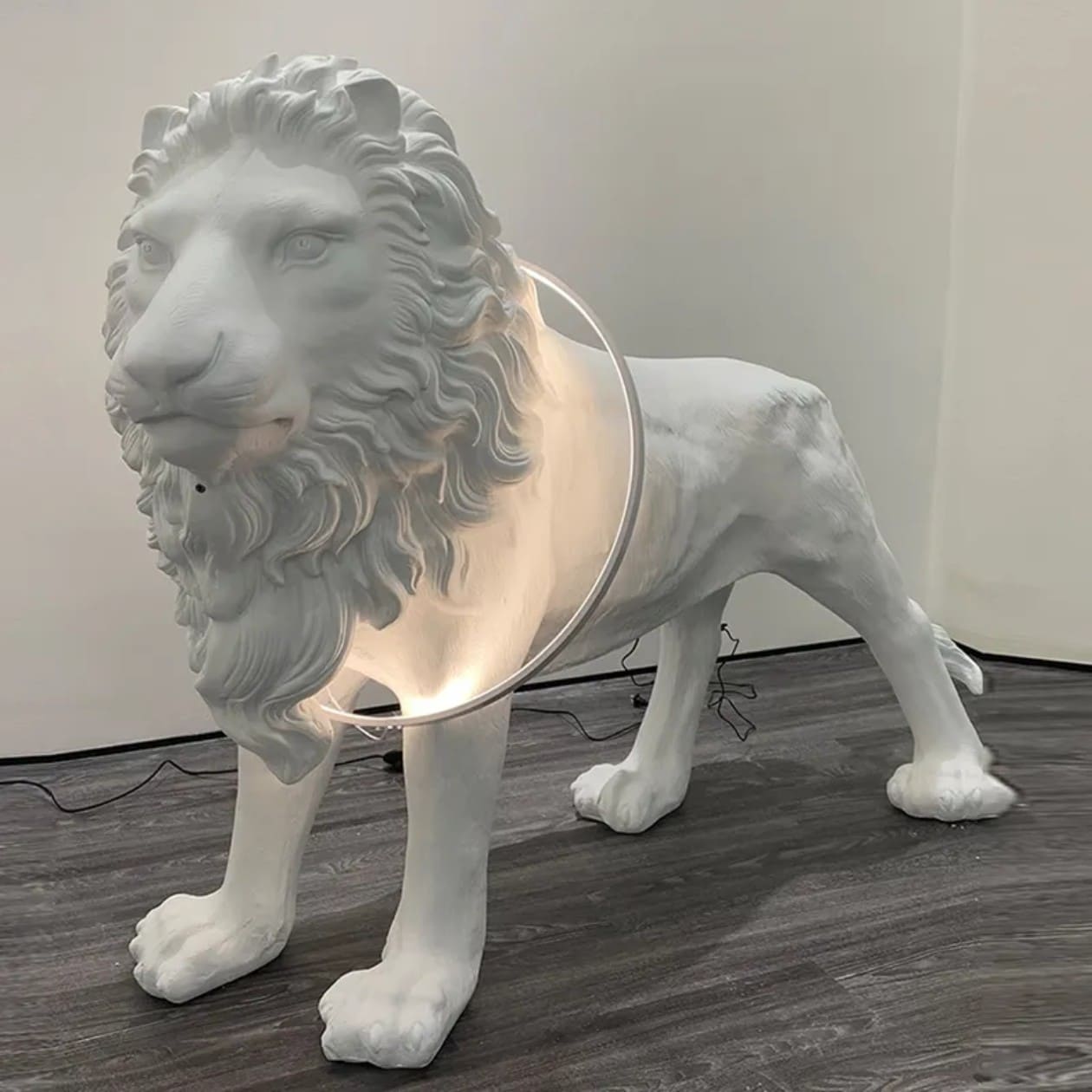 Lion King Sculpture Floor Lamp
