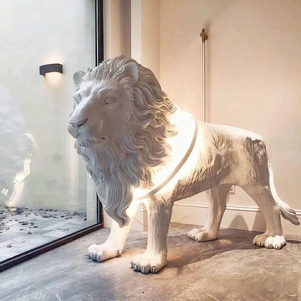 Lion King Sculpture Floor Lamp
