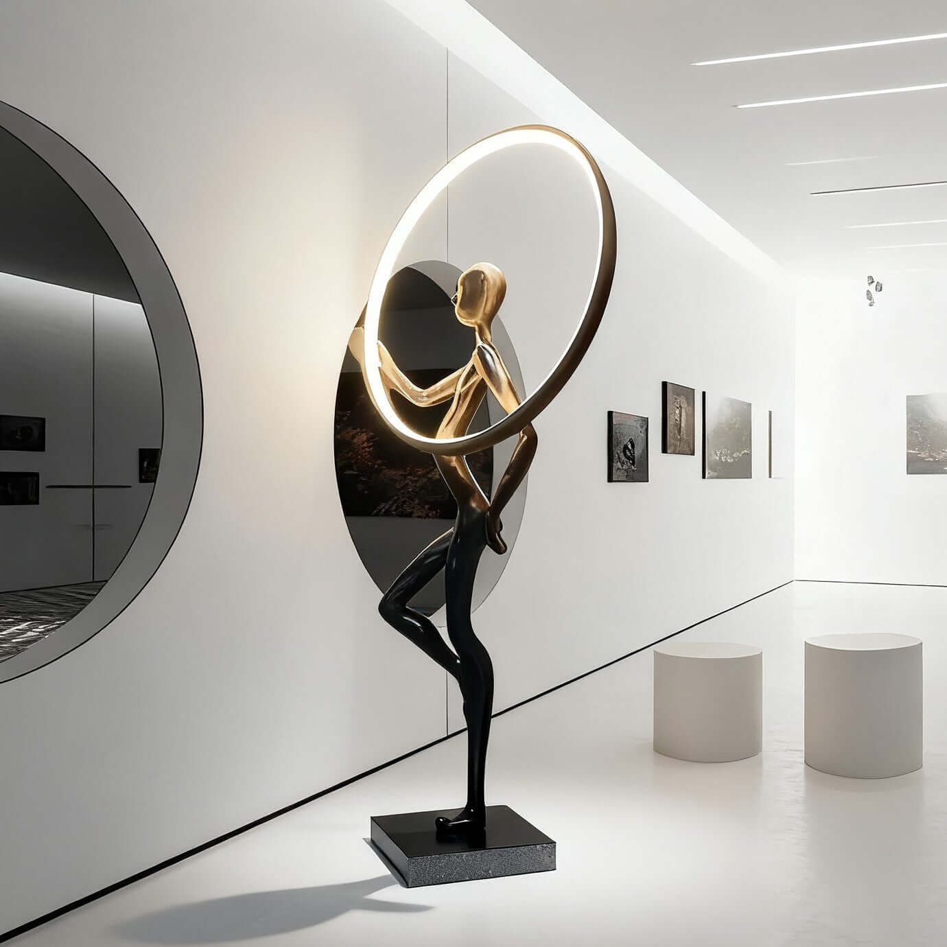 Lirzu Sculptural Floor Lamp