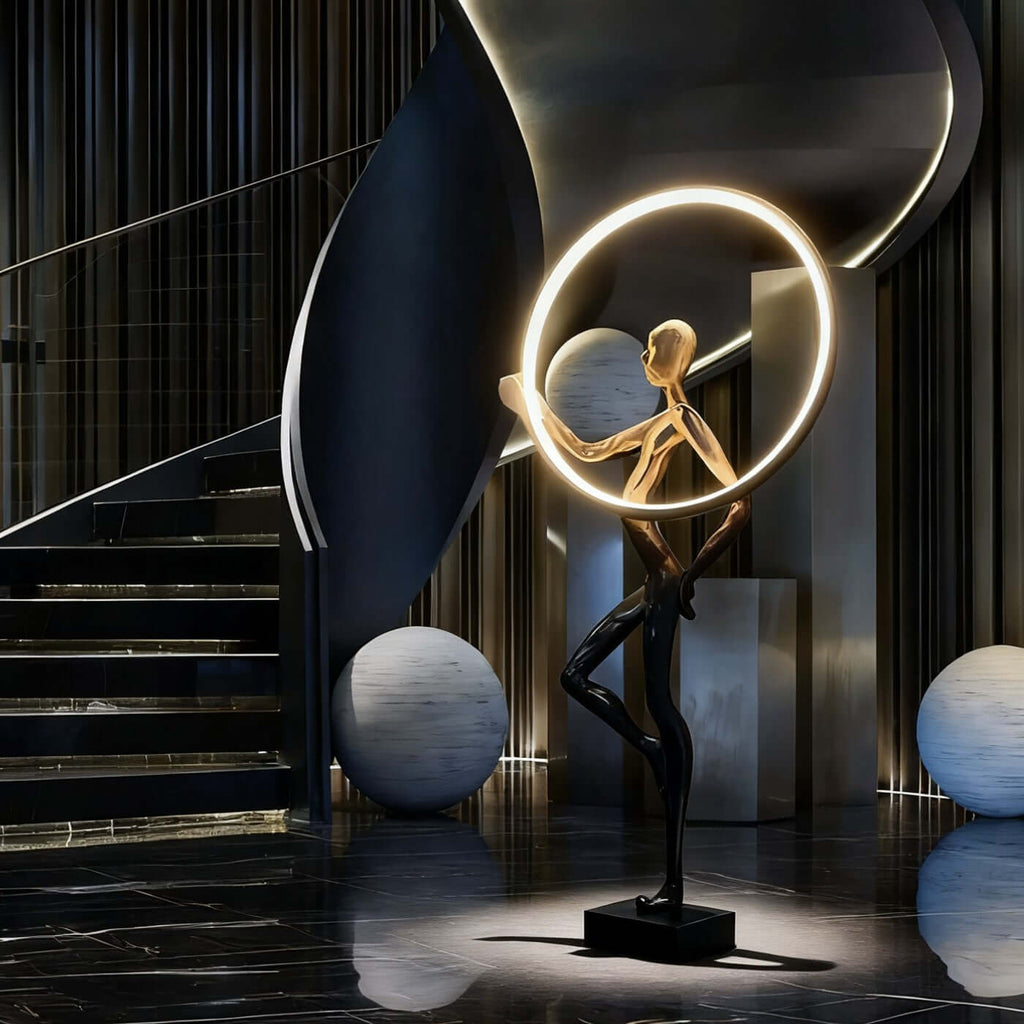 Lirzu Sculptural Floor Lamp