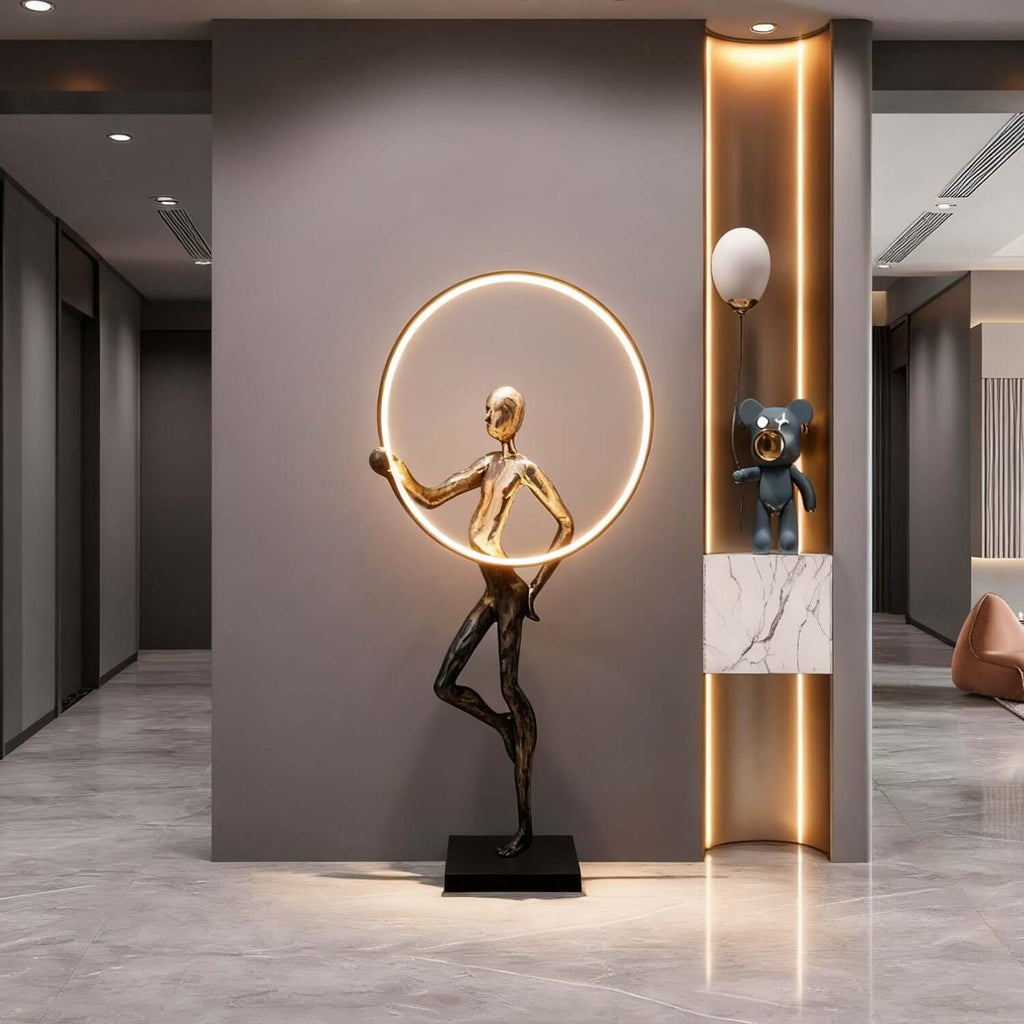 Lirzu Sculptural Floor Lamp