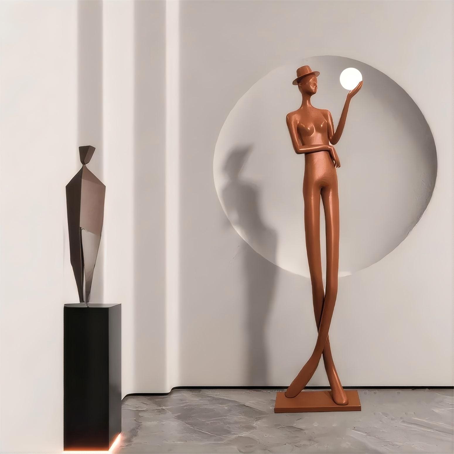 Lomexa Sculptural Floor Lamp