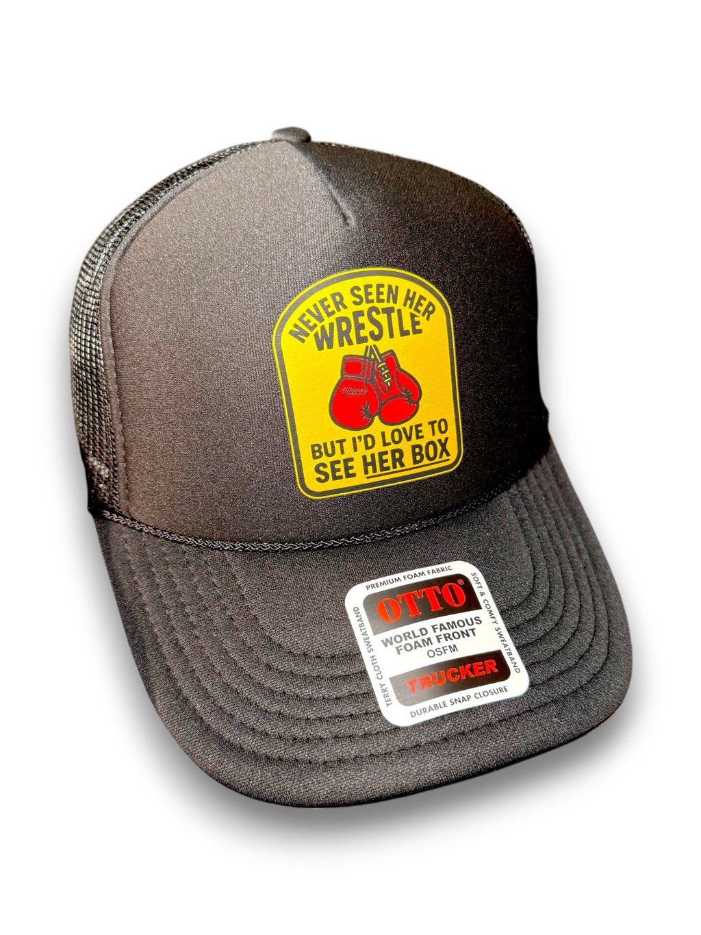 Love to See Her Box Trucker Hat