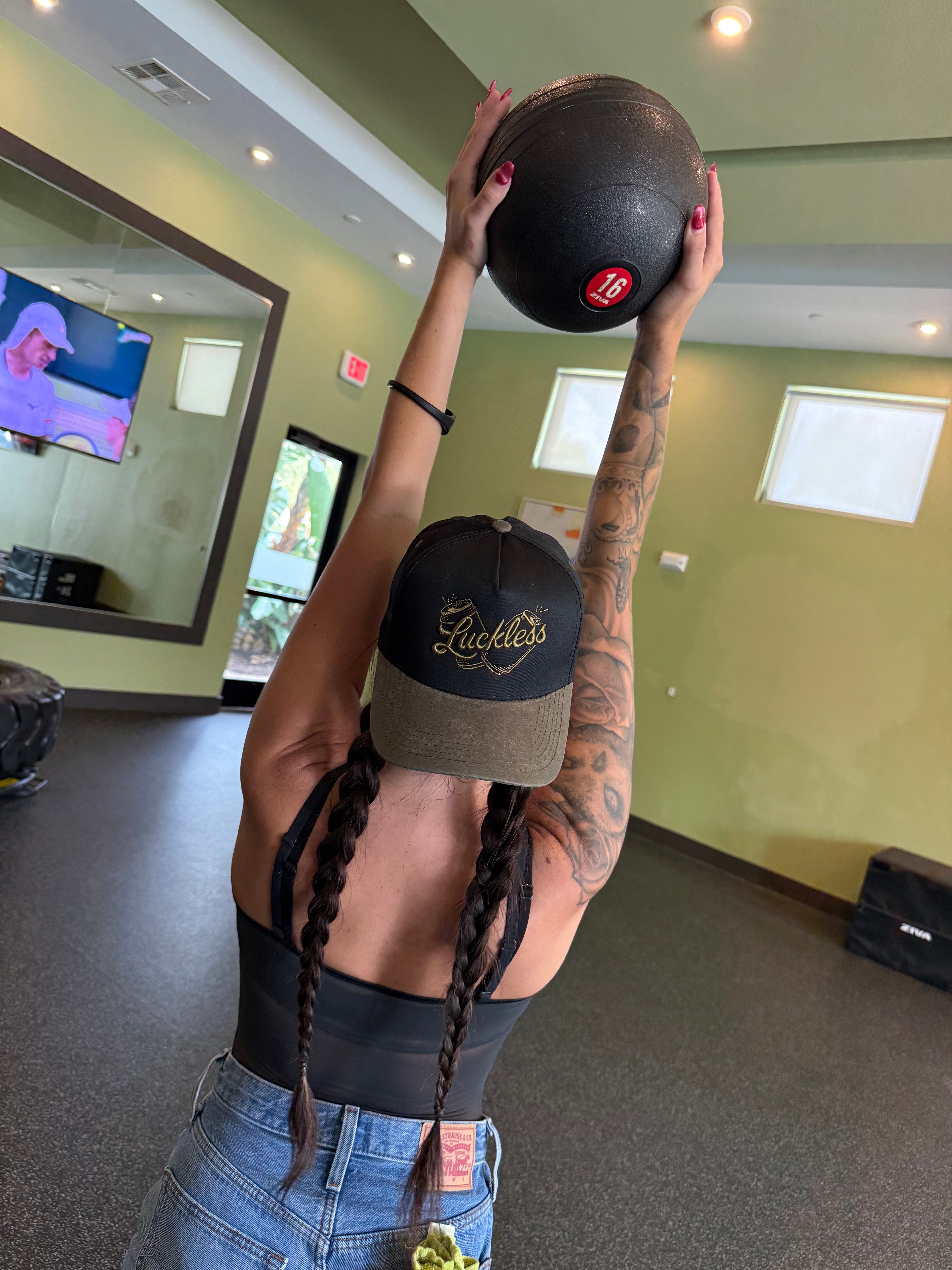 Luckless Cheers | Suede Snapback