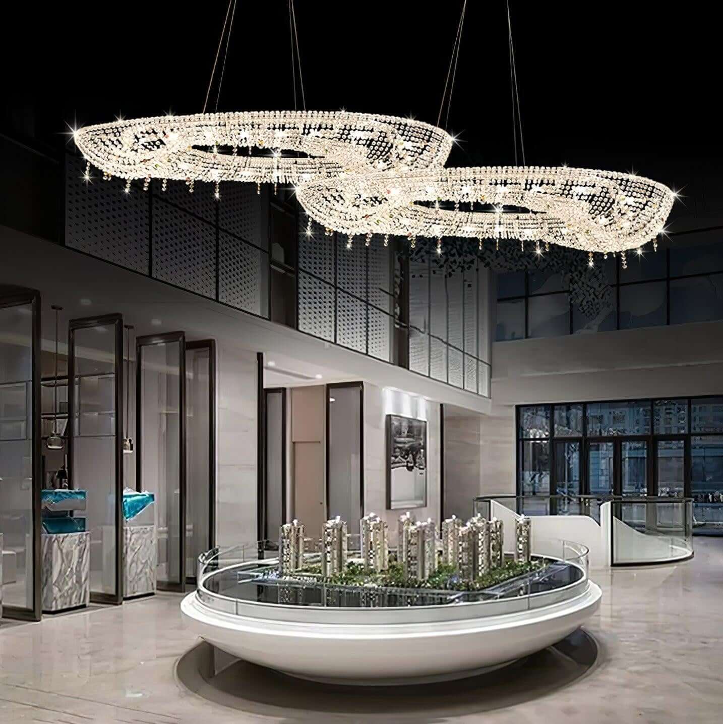 Lumori Oval Chandelier