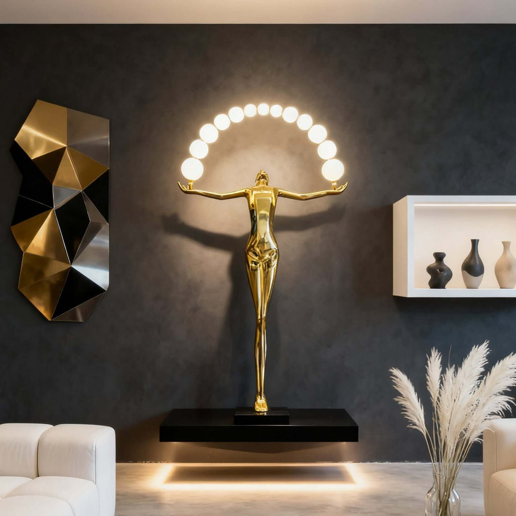 Lunari Sculpture Floor Lamp