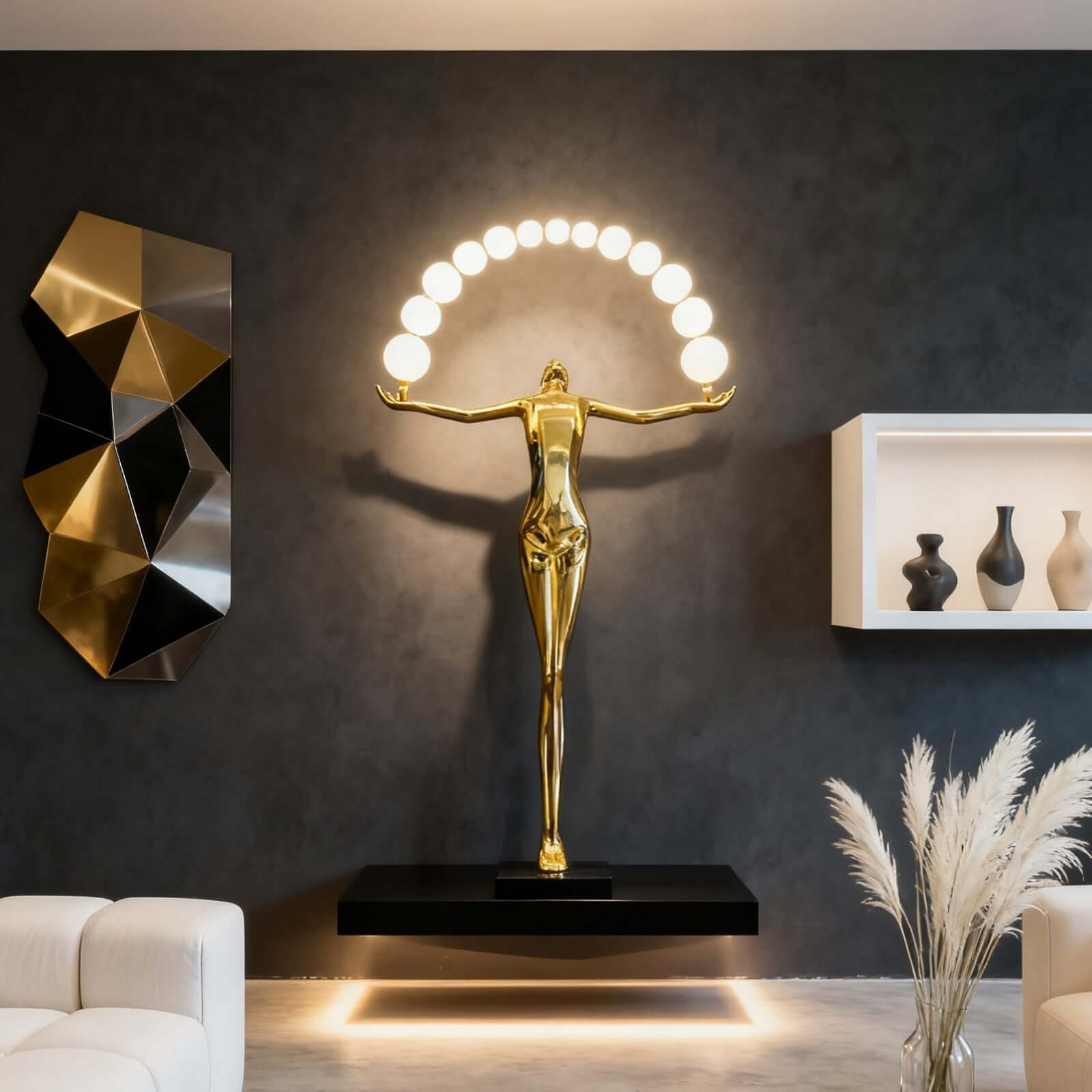 Lunari Sculpture Floor Lamp