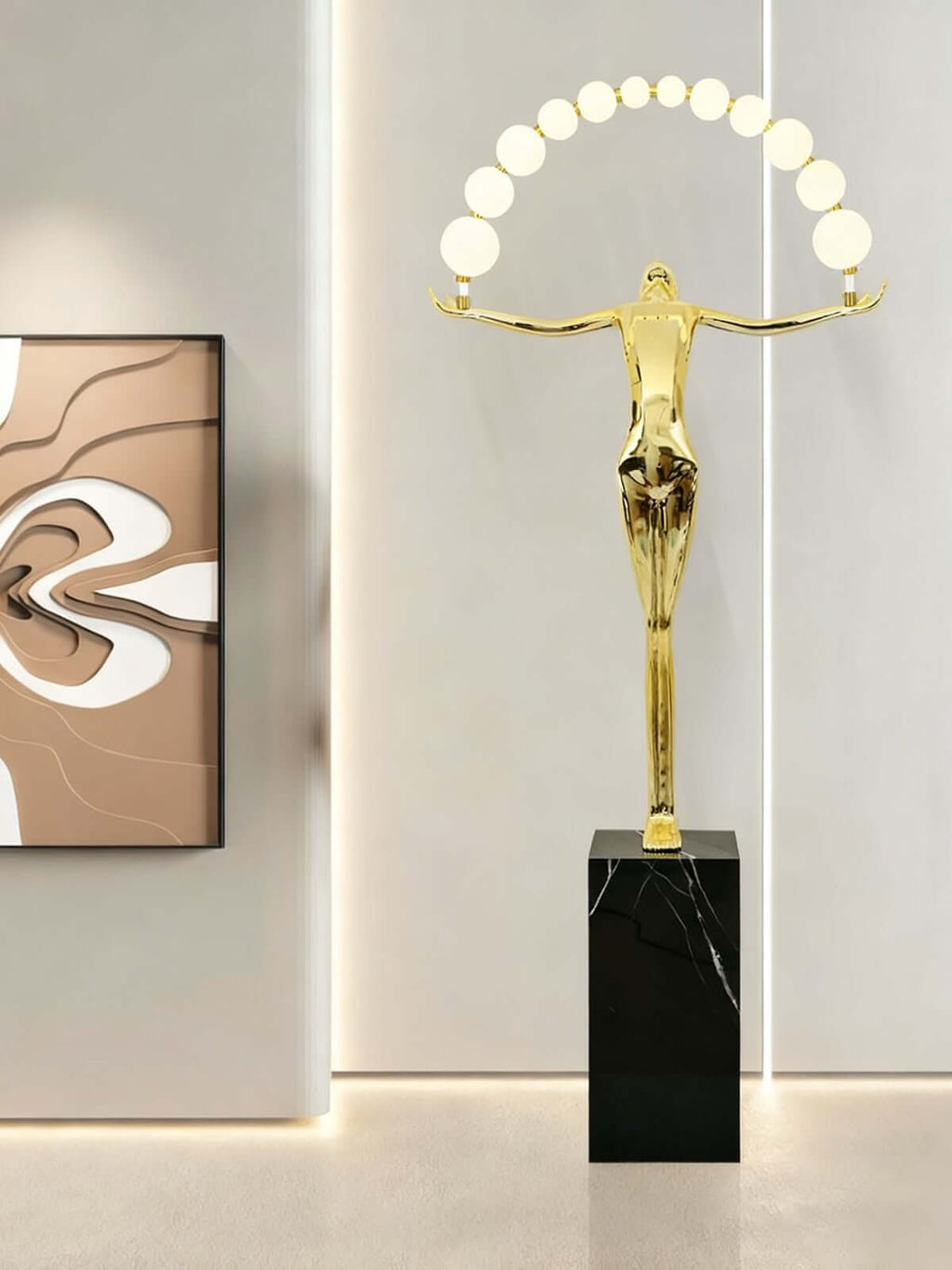 Lunari Sculpture Floor Lamp