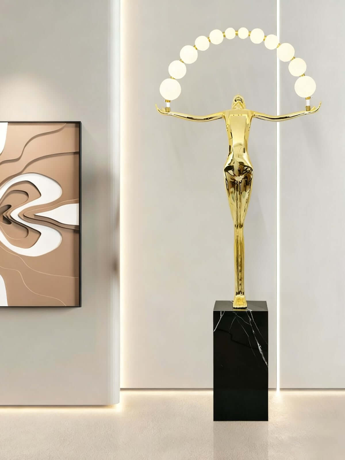Lunari Sculpture Floor Lamp