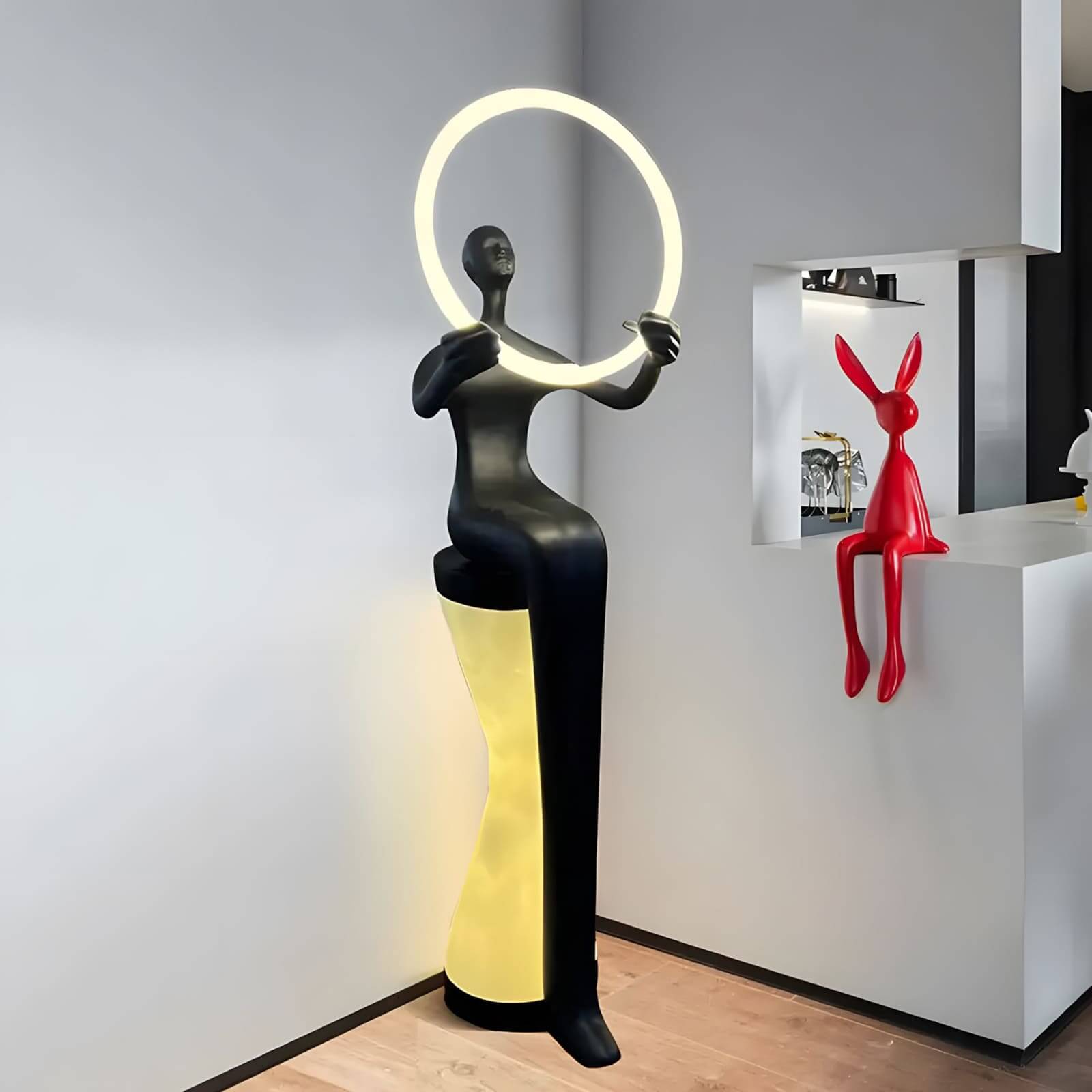 Luvoka Sculpture Floor Lamp