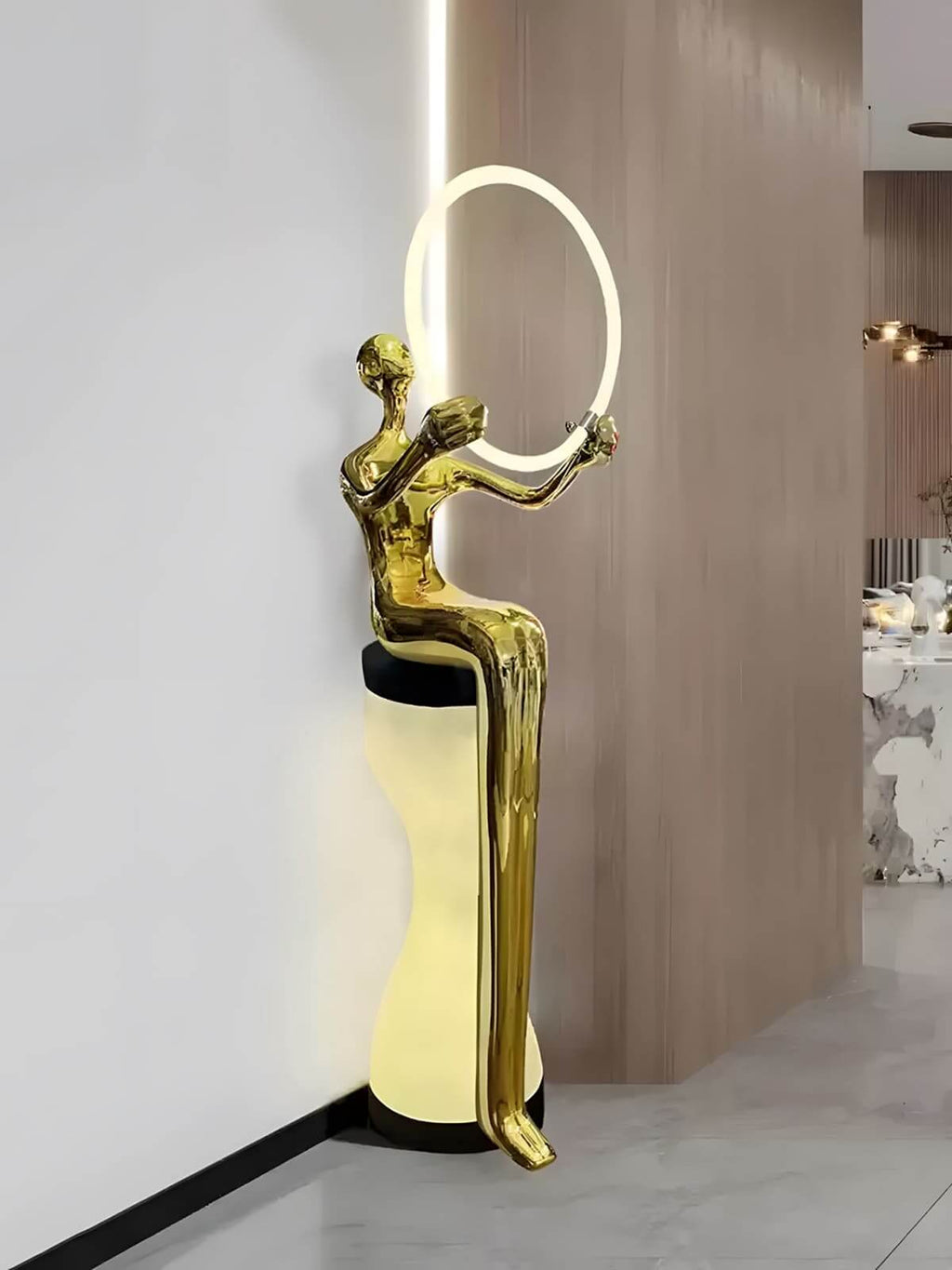 Luvoka Sculpture Floor Lamp