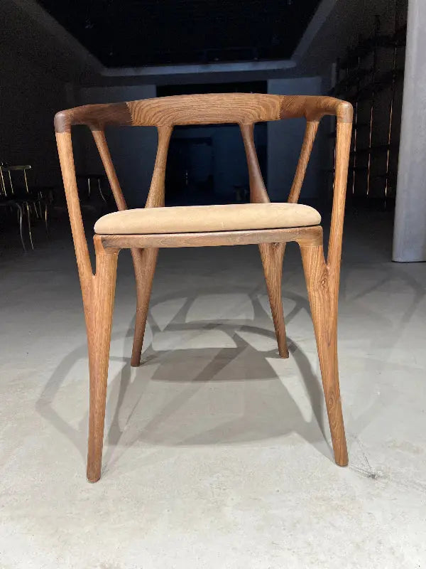 Luxury Premium Solid Walnut Chair - Italian Style