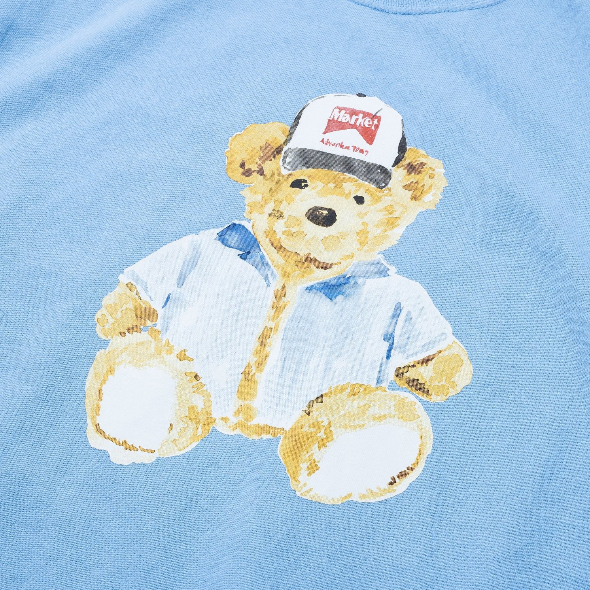 Market Studios Watercolor Teddy T-Shirt - Dusk Blue