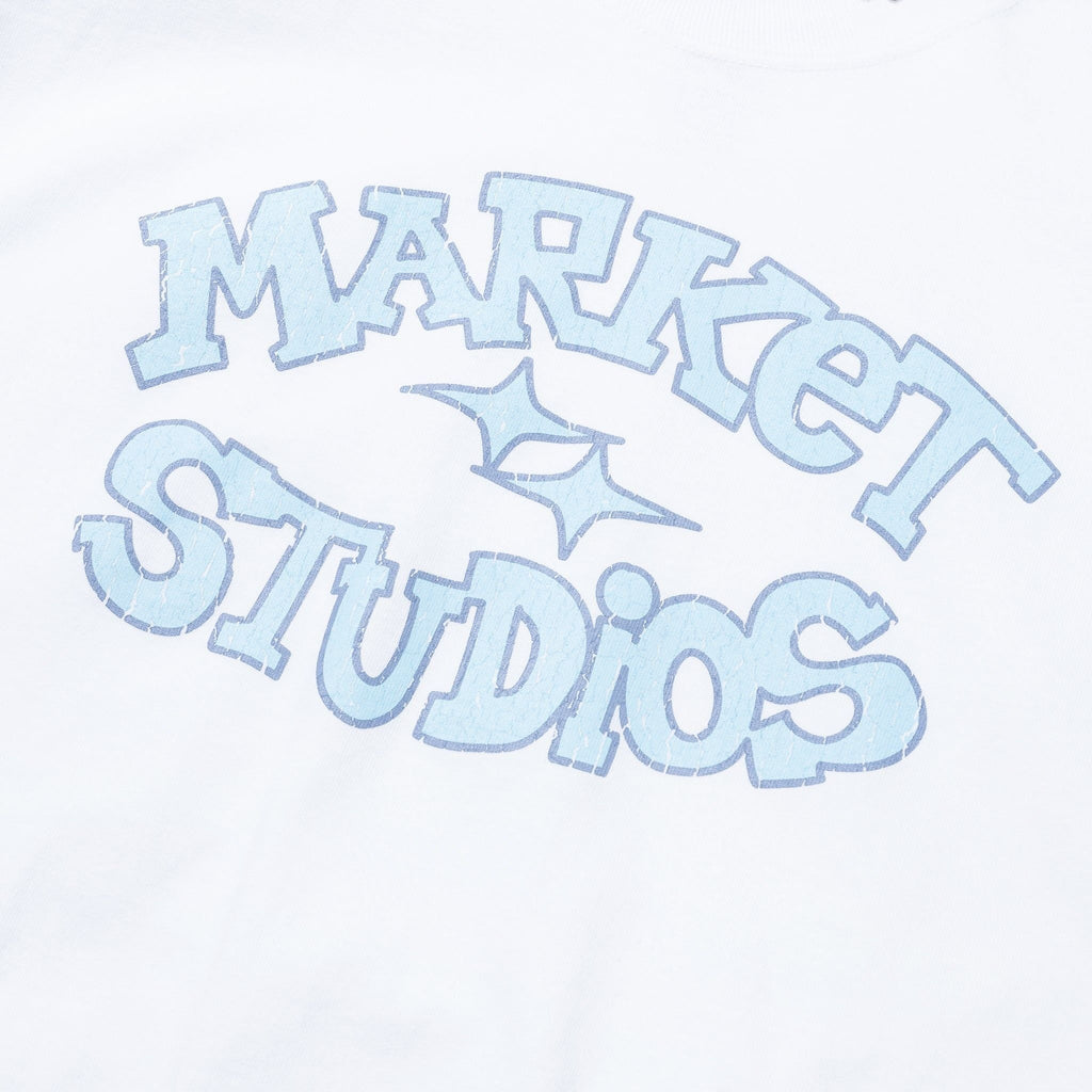Market Studios Smiley Old School Tee - White