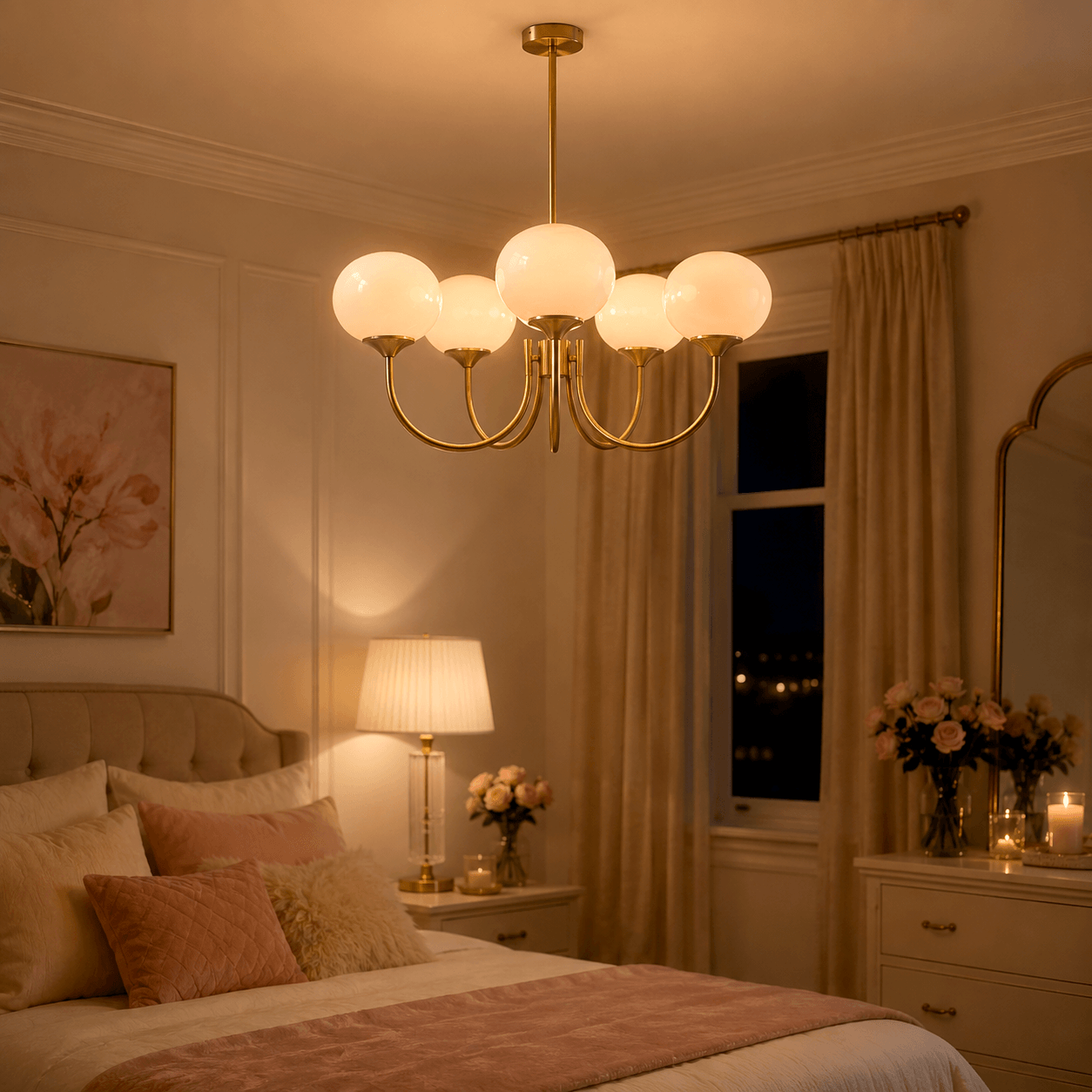 Marshmallow Chandelier