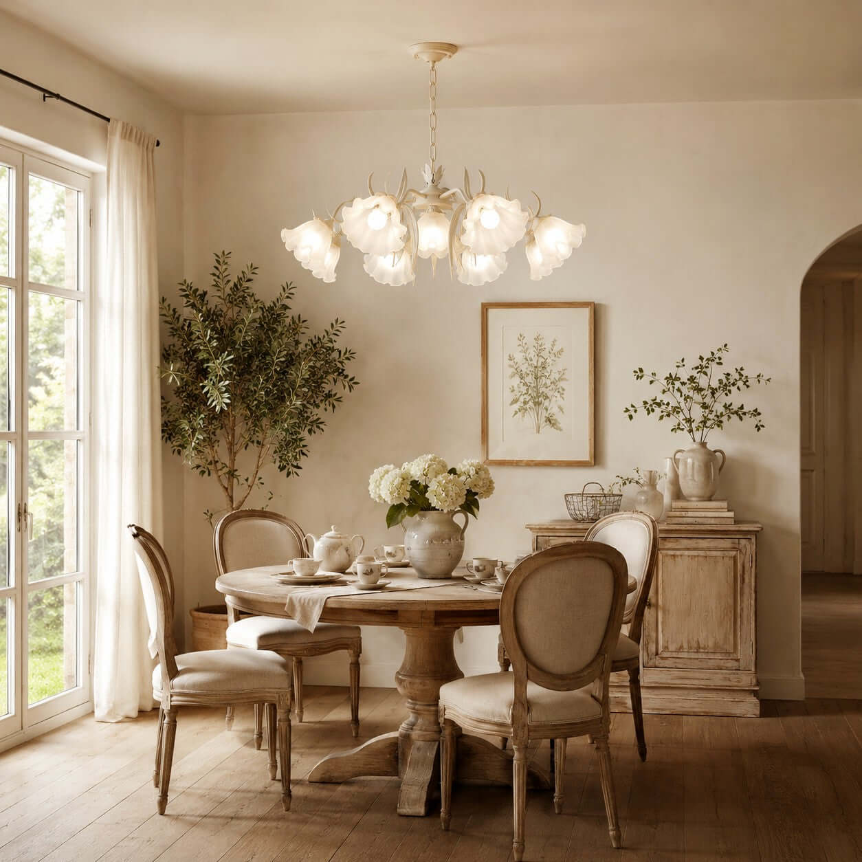 Maysea Lily Flower Chandelier