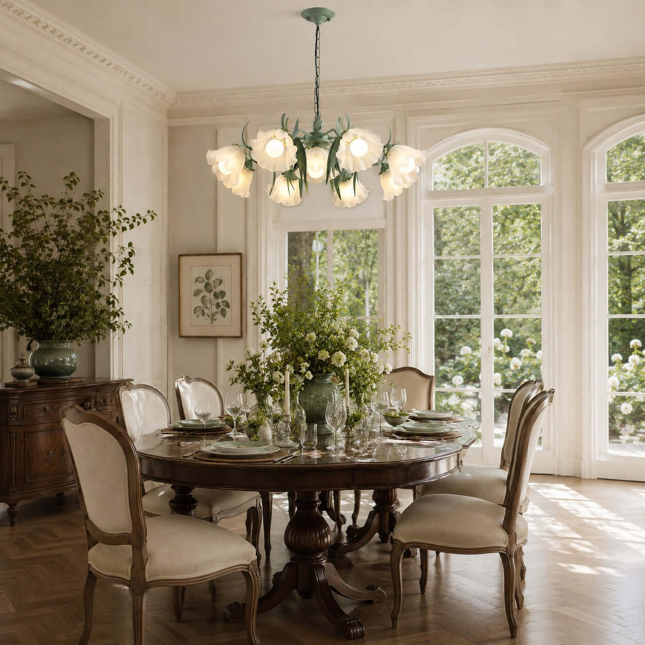 Maysea Lily Flower Chandelier