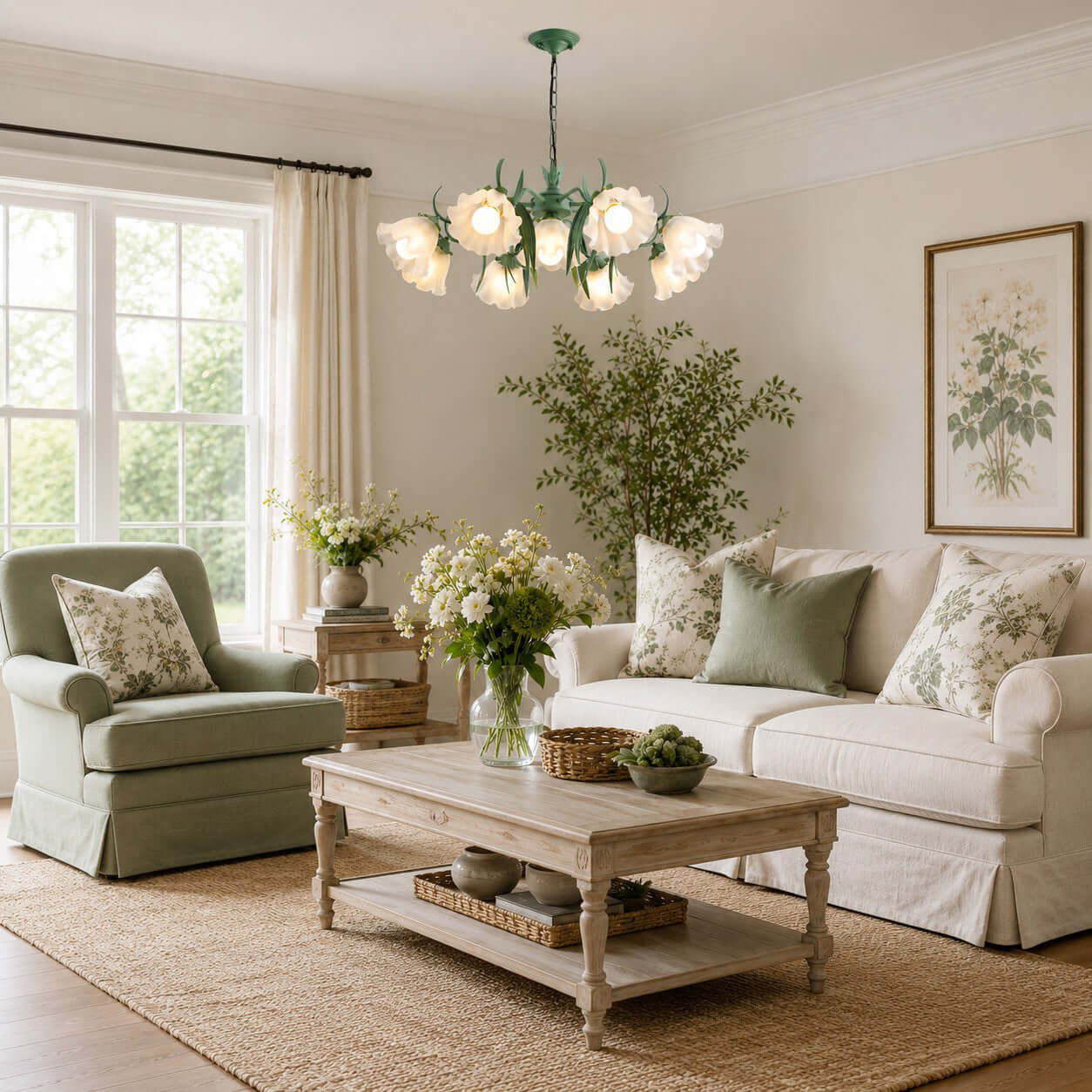 Maysea Lily Flower Chandelier