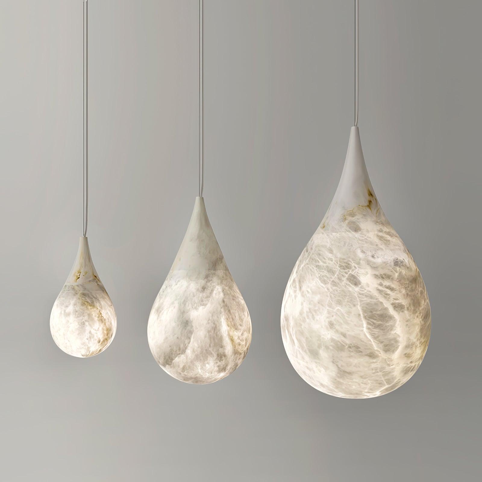 Raindrop Alabaster Pendant Light