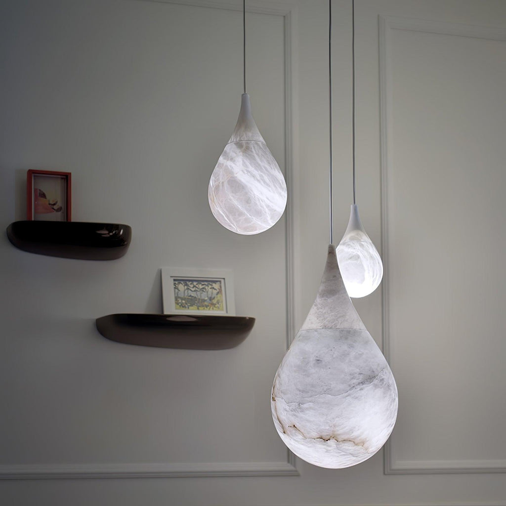 Raindrop Alabaster Pendant Light