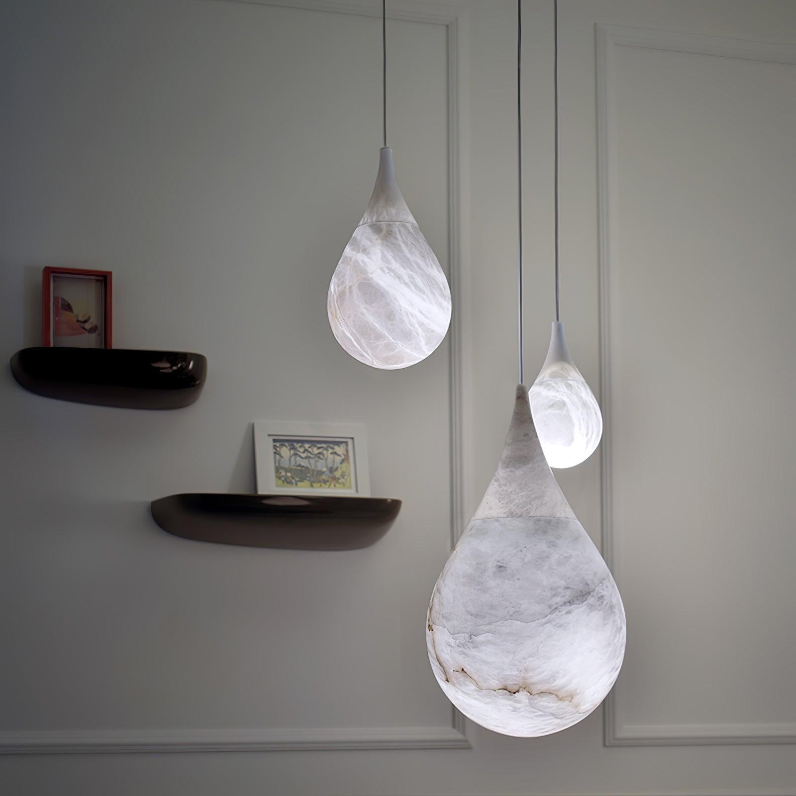 Raindrop Alabaster Pendant Light
