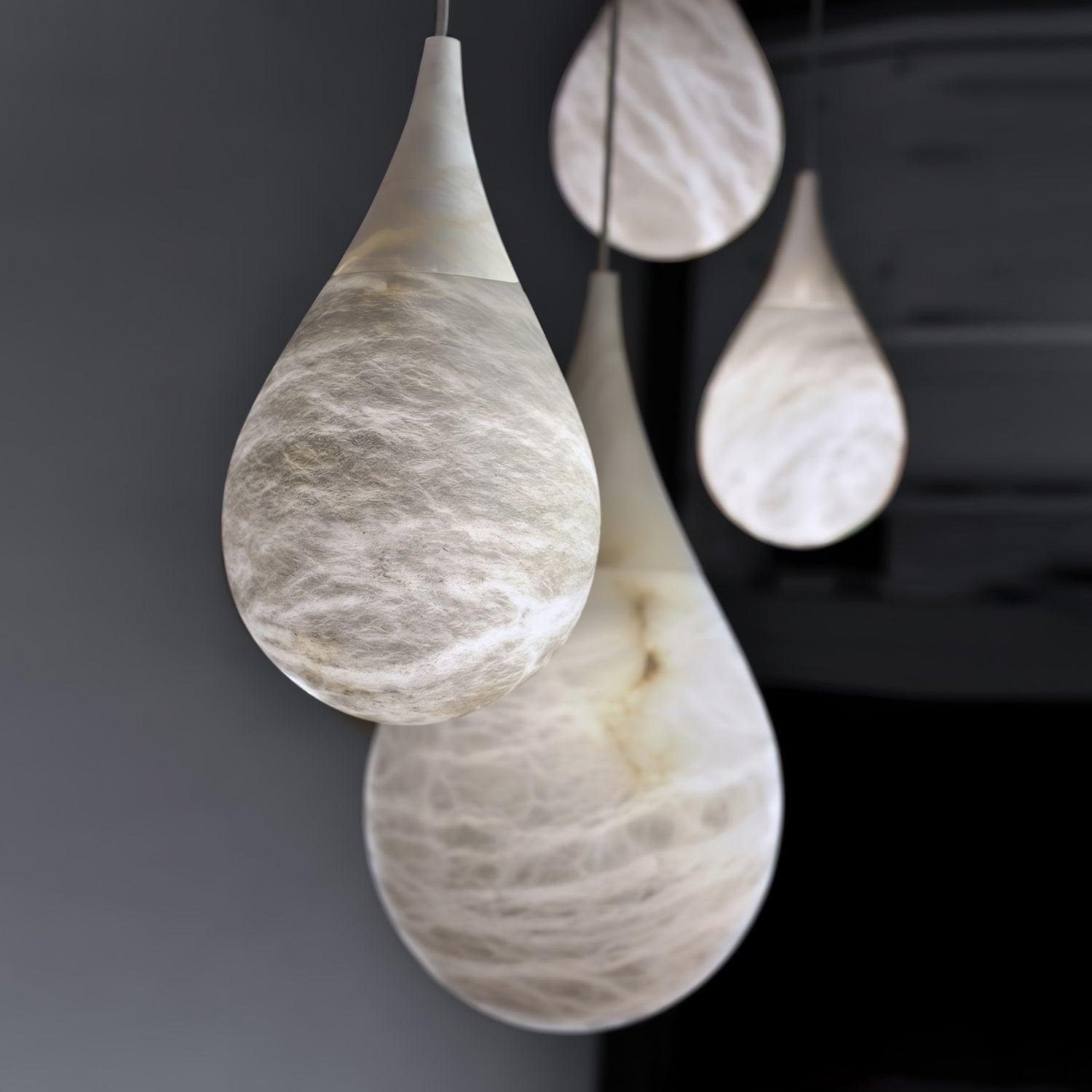 Raindrop Alabaster Pendant Light