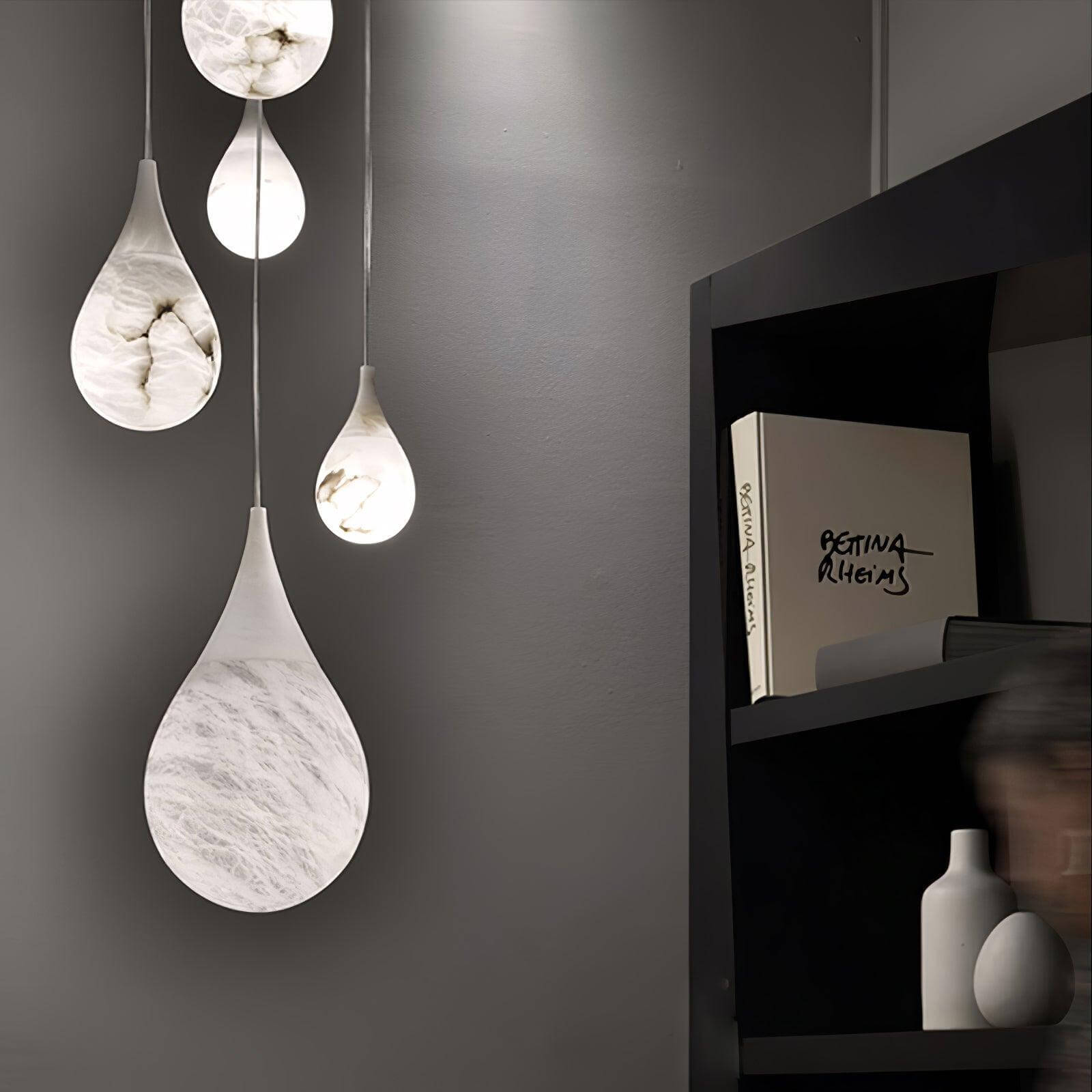 Raindrop Alabaster Pendant Light